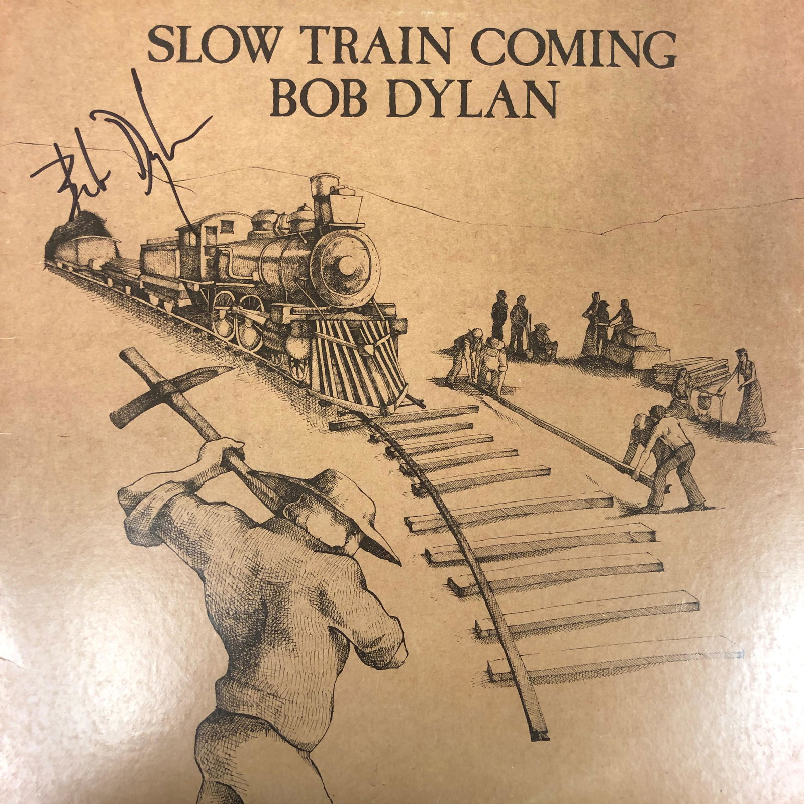 Bob Dylan Autographed Album Cover (1 of 1)