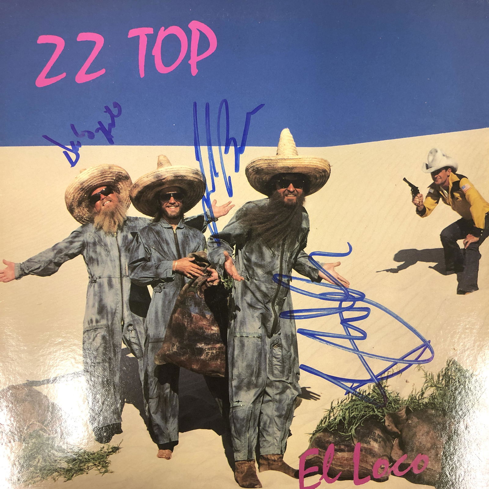 ZZ Top Autographed Album Cover (1 of 1)