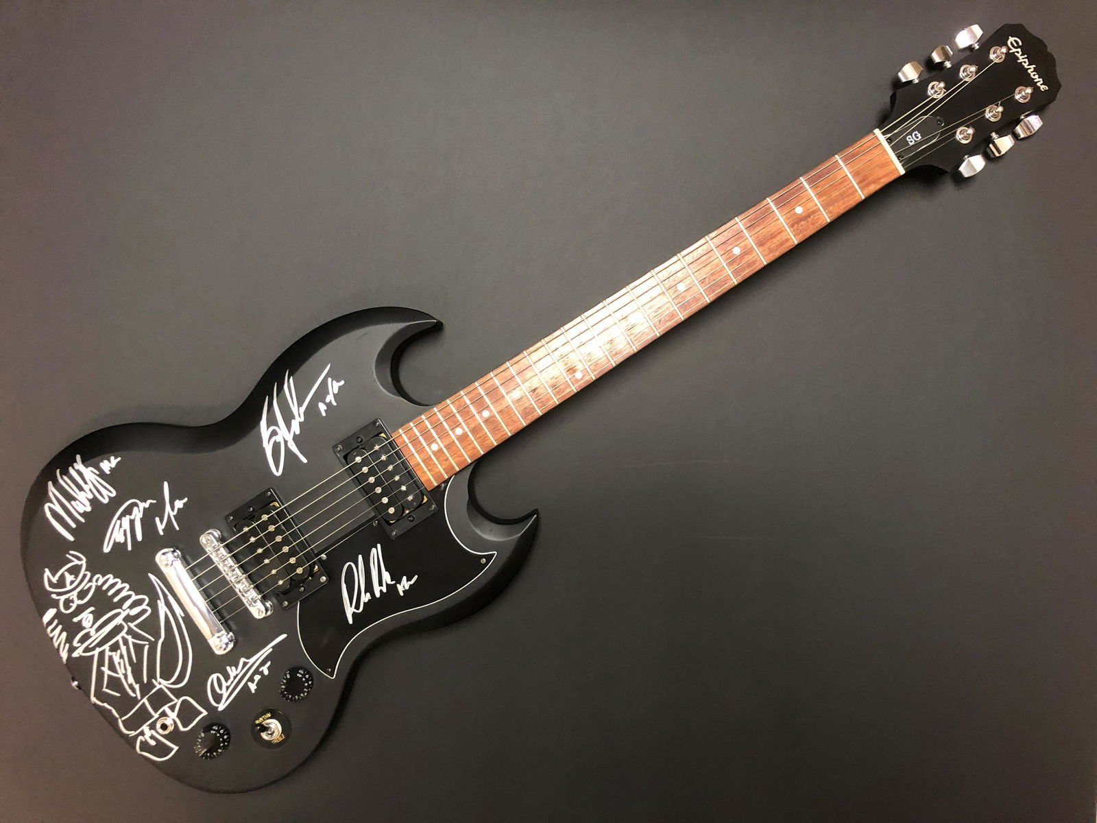 AC/DC Autographed Guitar (1 of 1)
