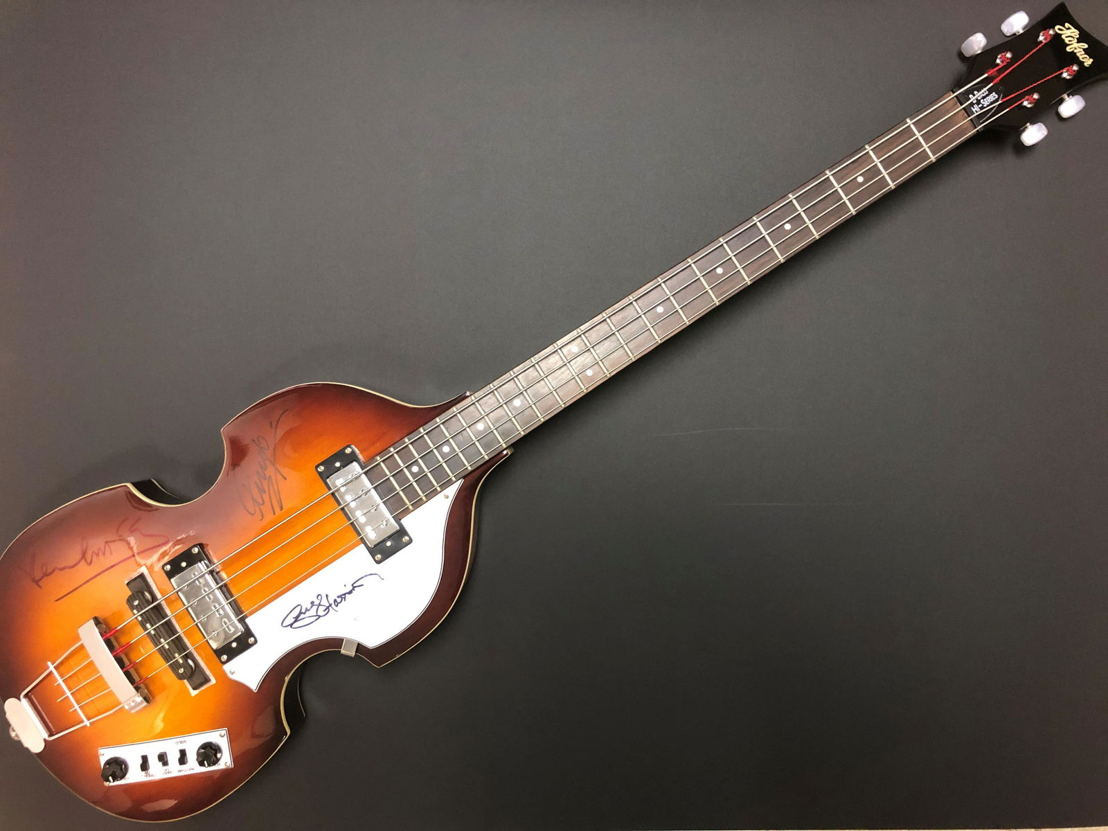 Beatles Autographed Guitar, McCartney, Starr, Harrison (1 of 1)