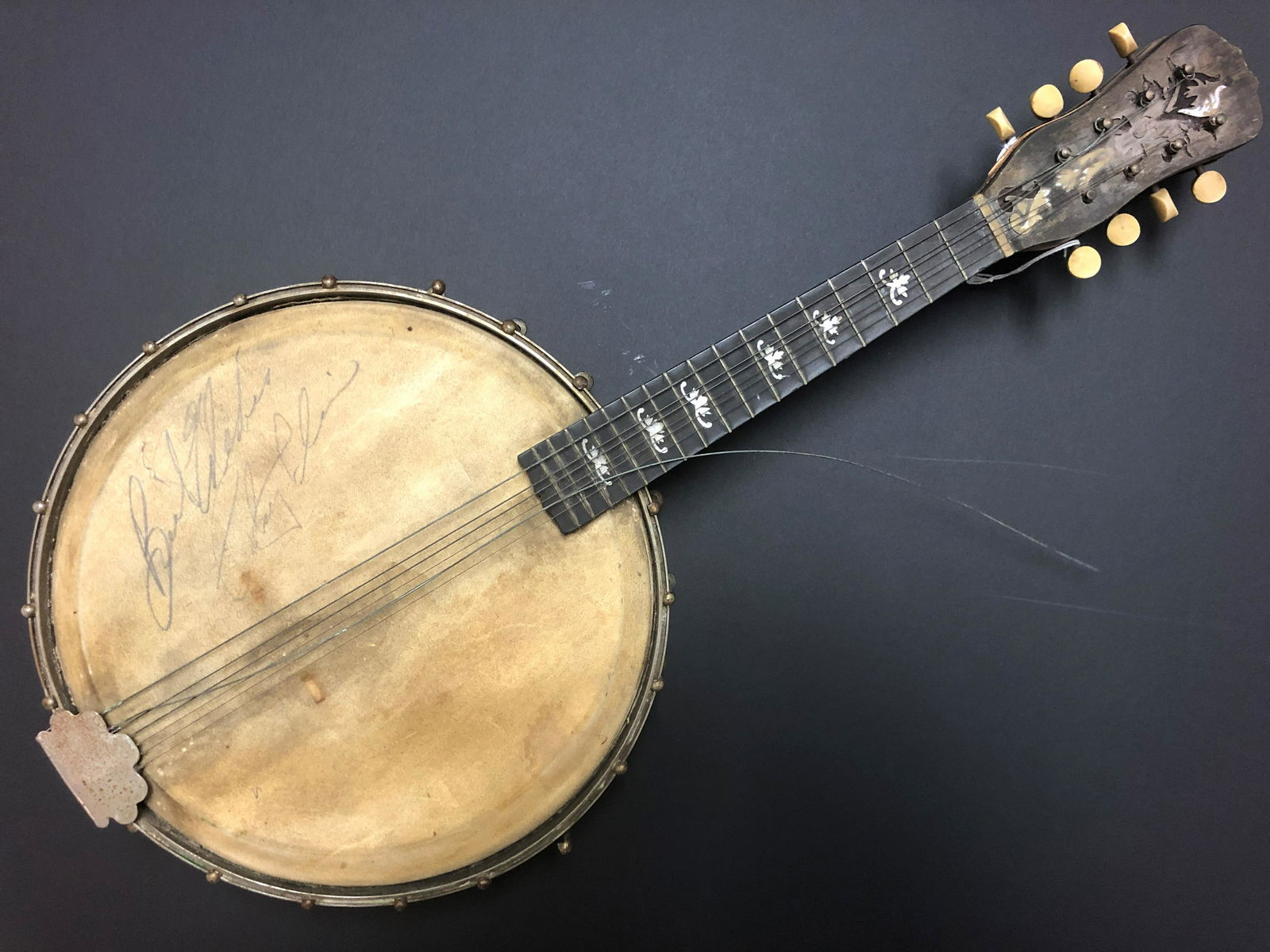 Patsy Cline Autographed Banjo (1 of 1)
