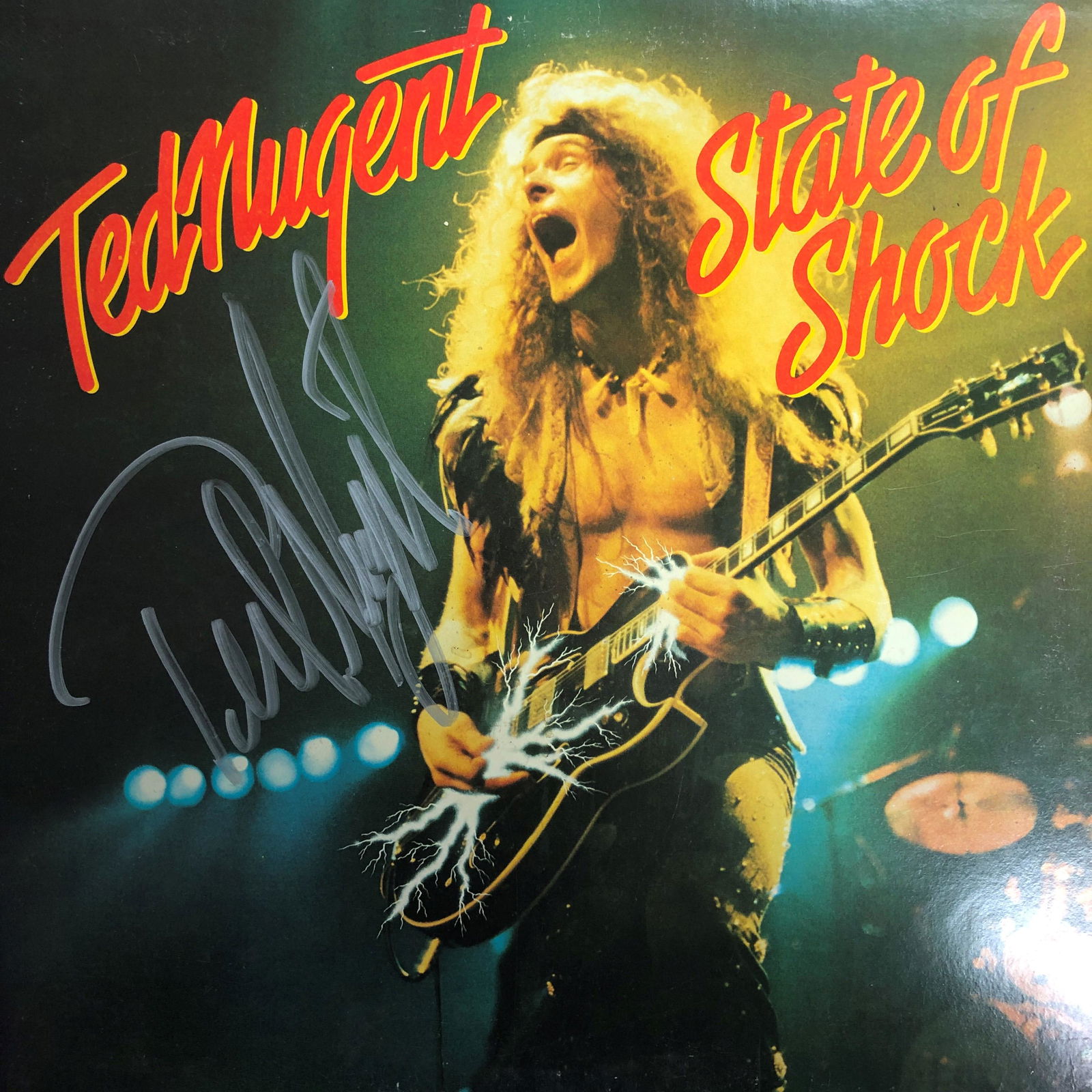 Ted Nugent Autographed Album Cover (1 of 1)