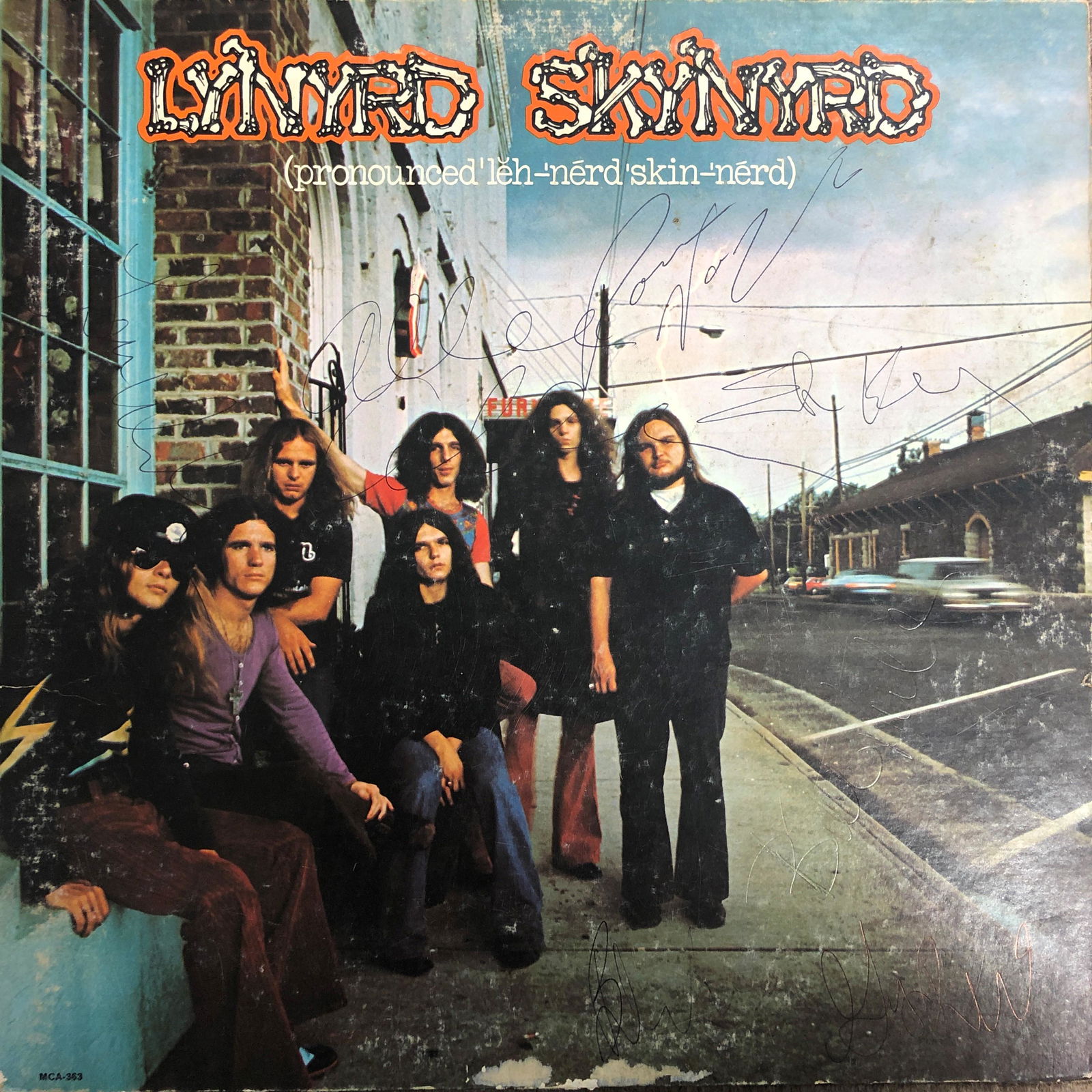 Lynyrd Skynyrd Autographed Album Cover, All Members, (1 of 1)