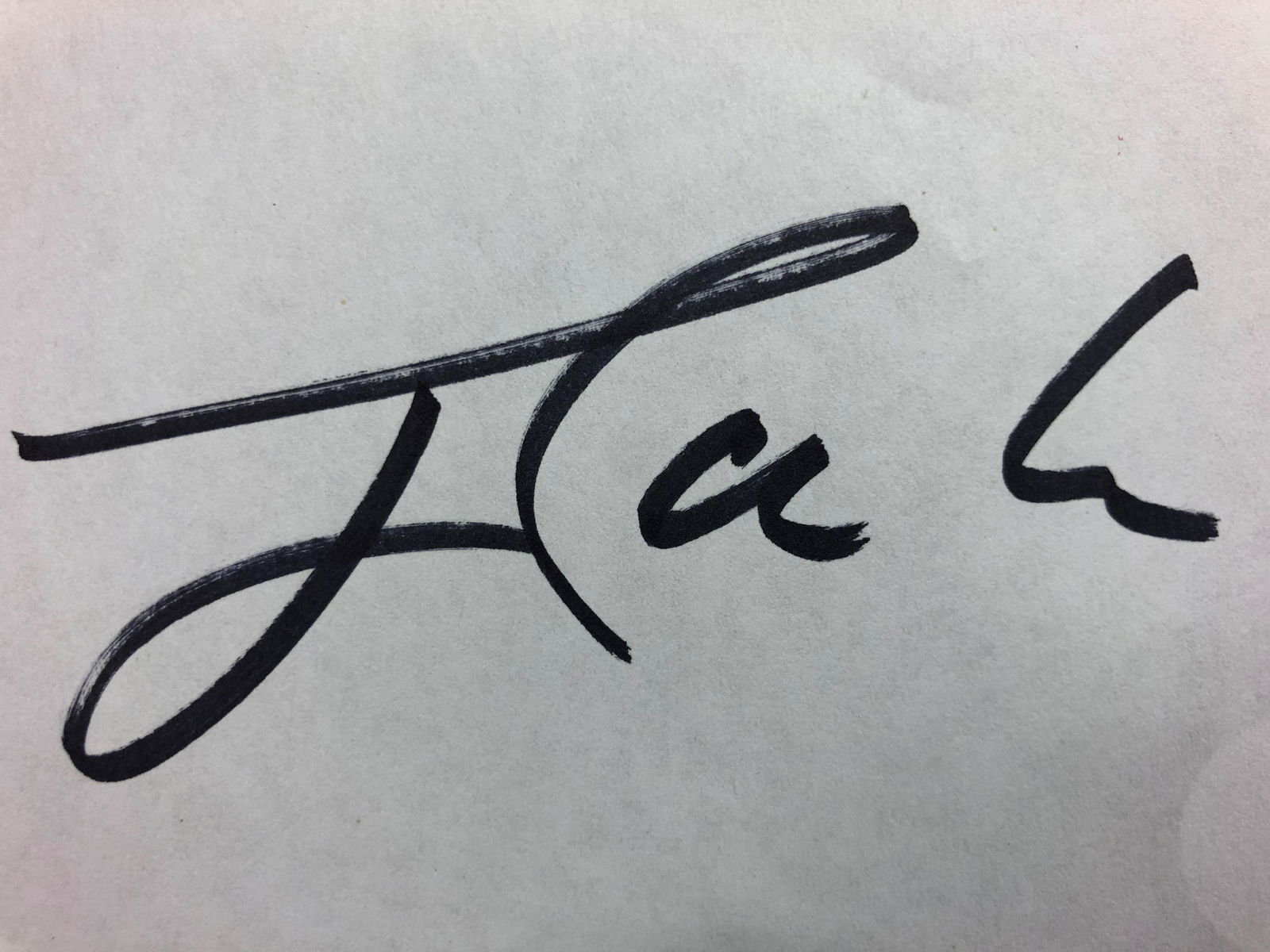 Jimmy Carter Autographed Card (1 of 1)