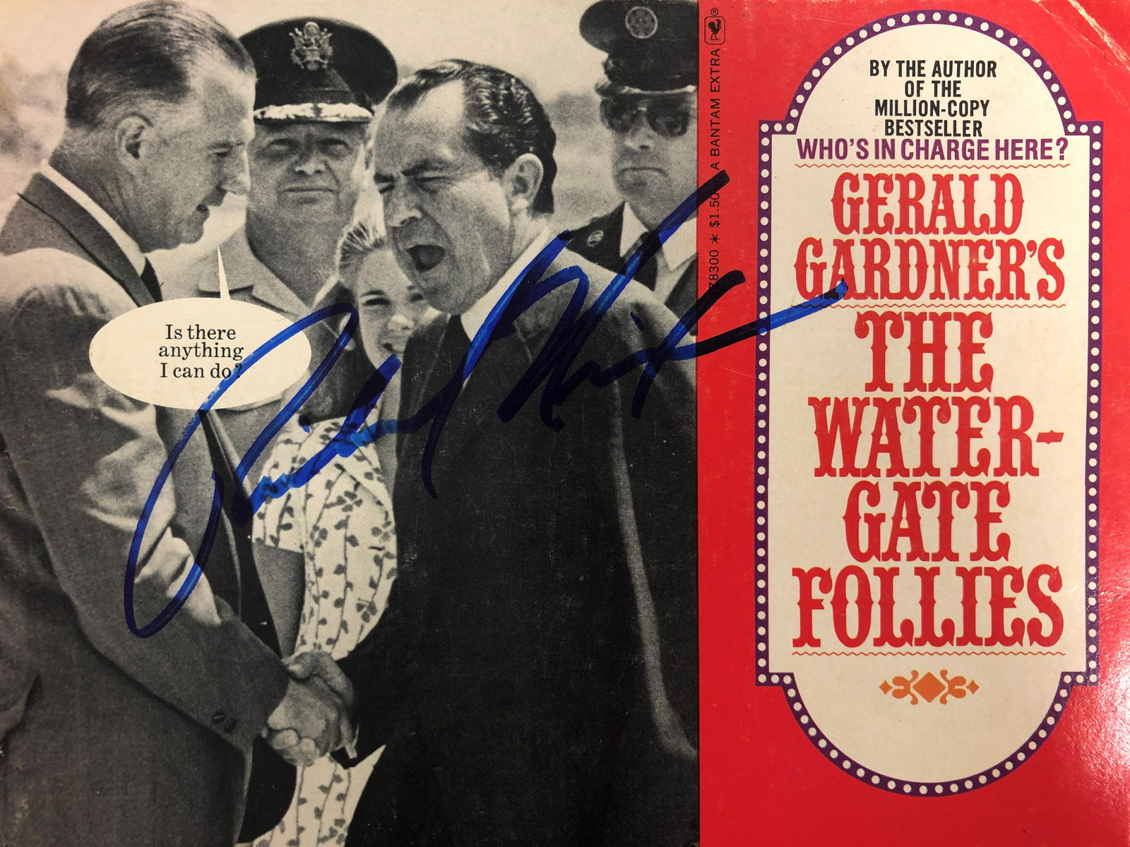 Richard Nixon Autographed "The Watergate Follies" (1 of 1)