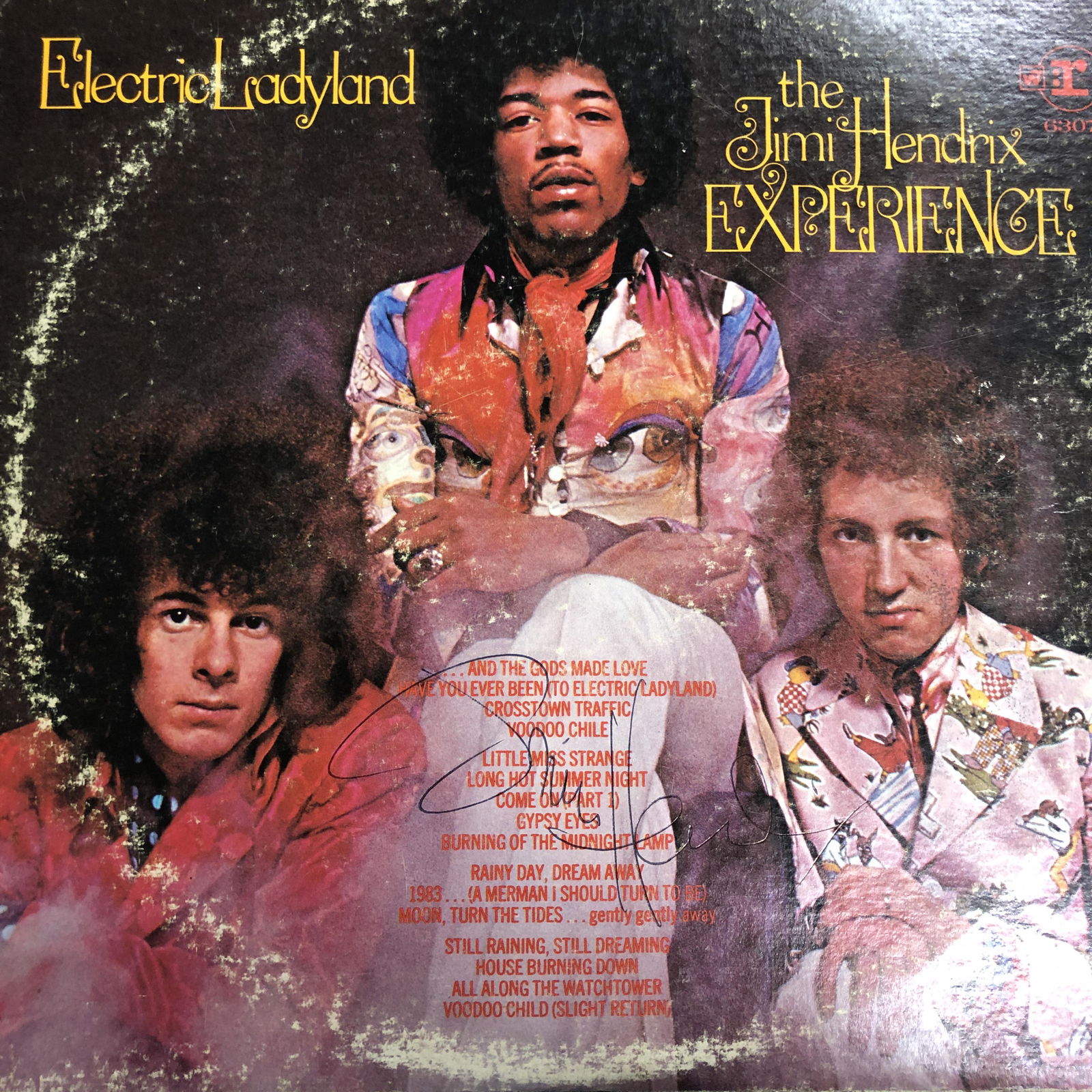 Jimi Hendrix Autographed Album Cover (1 of 1)