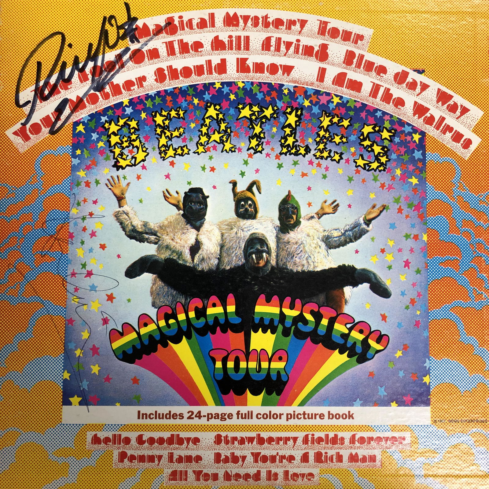 Beatles Autographed Album Cover Ringo and Paul (1 of 1)