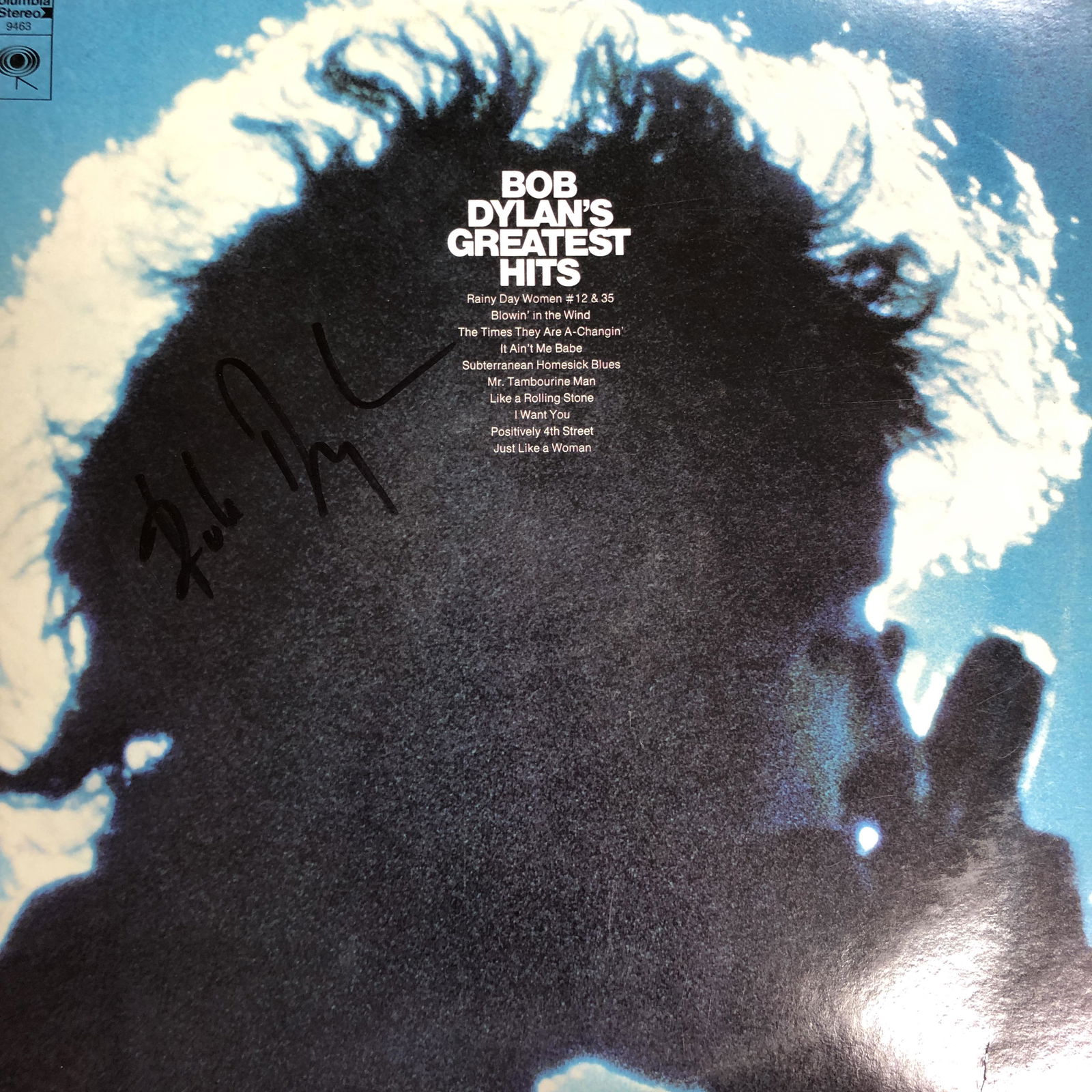 Bob Dylan Autographed Album Cover (1 of 1)