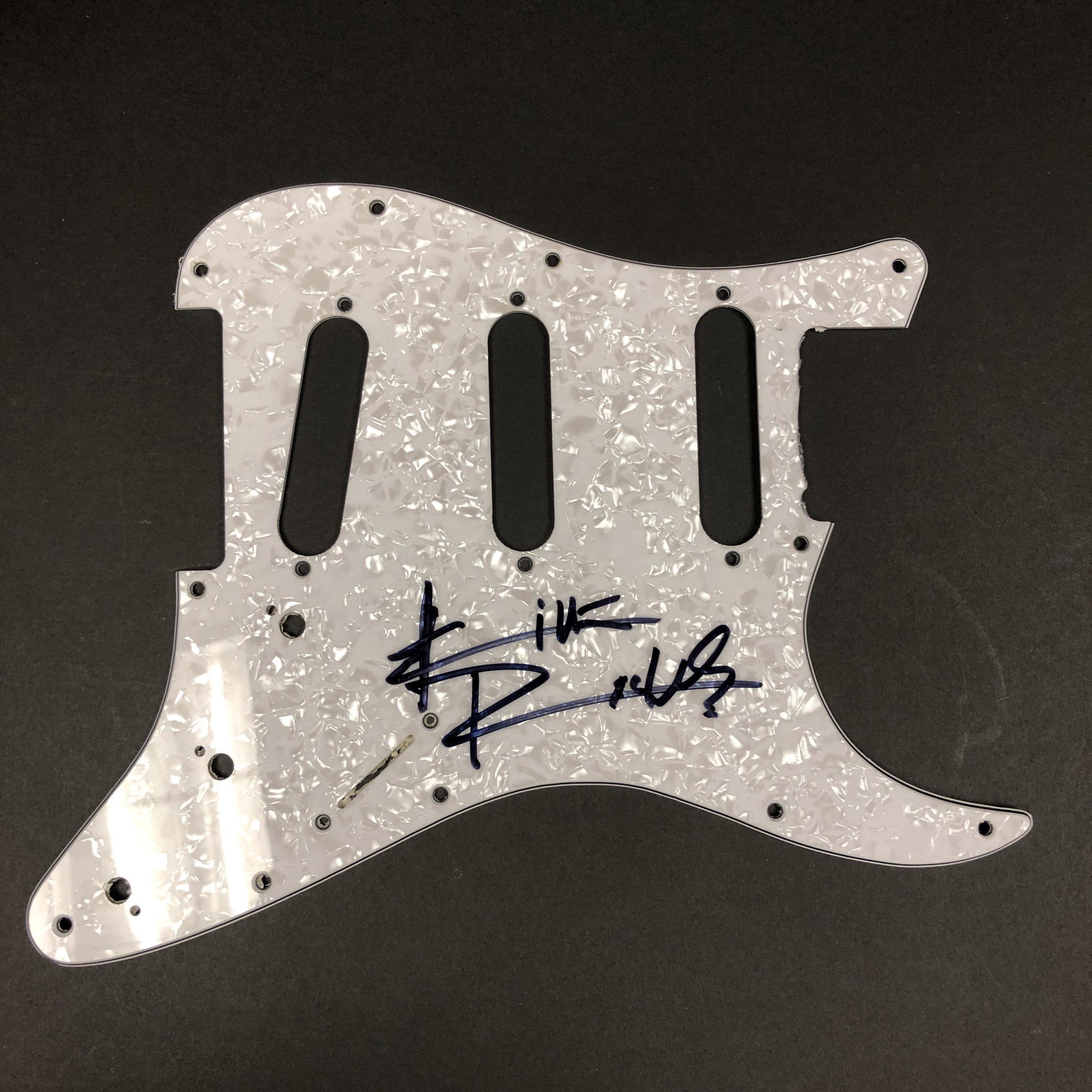 Keith Richards Autographed Pick Guard (1 of 1)