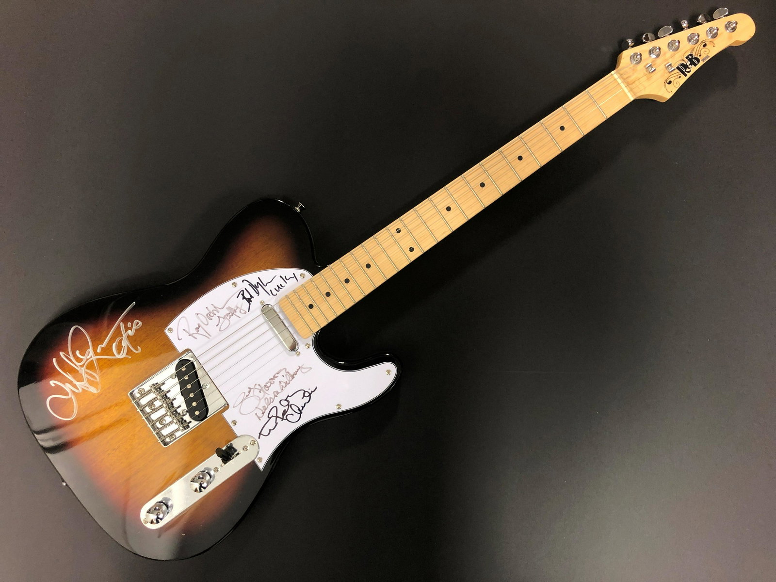 Traveling Wilburys Autographed Guitar (1 of 1)