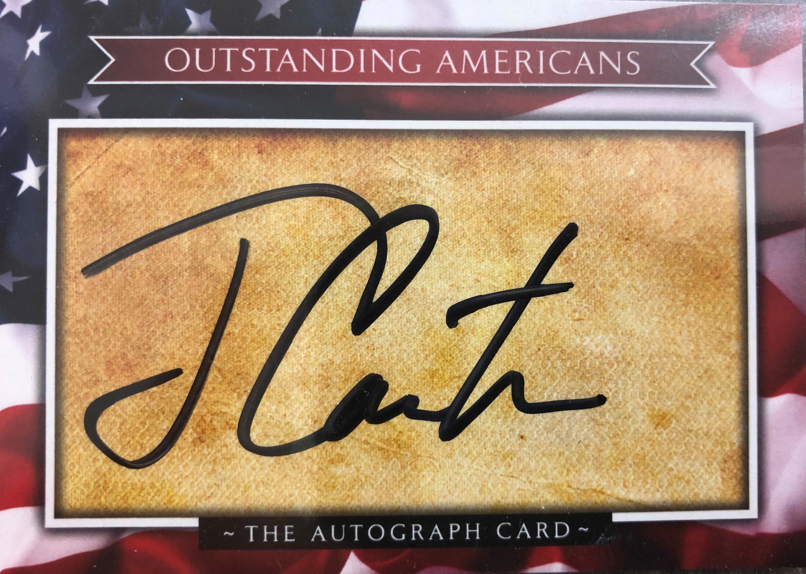 Jimmy Carter Autographed Card (1 of 1)