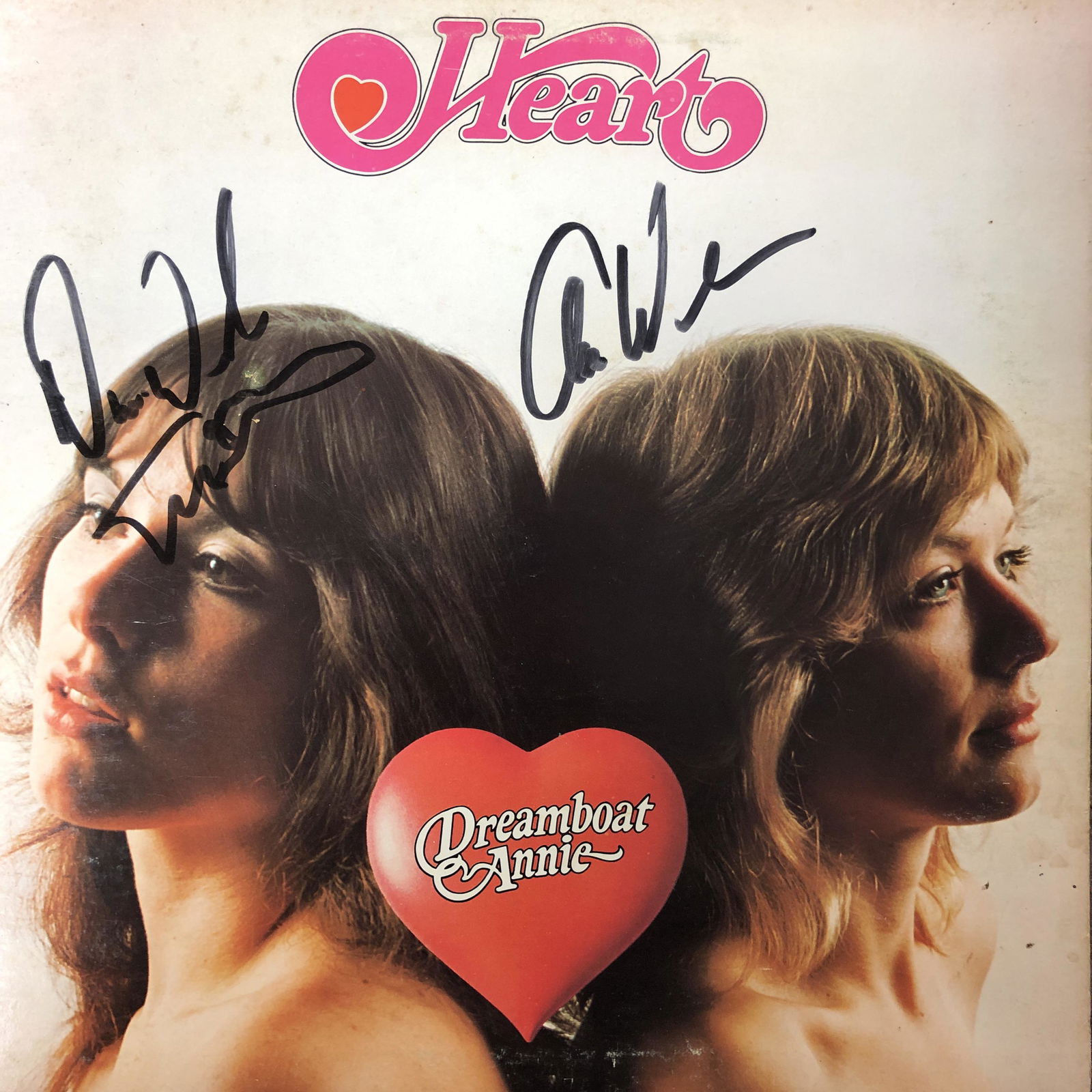 Heart Autographed Album Cover (1 of 1)