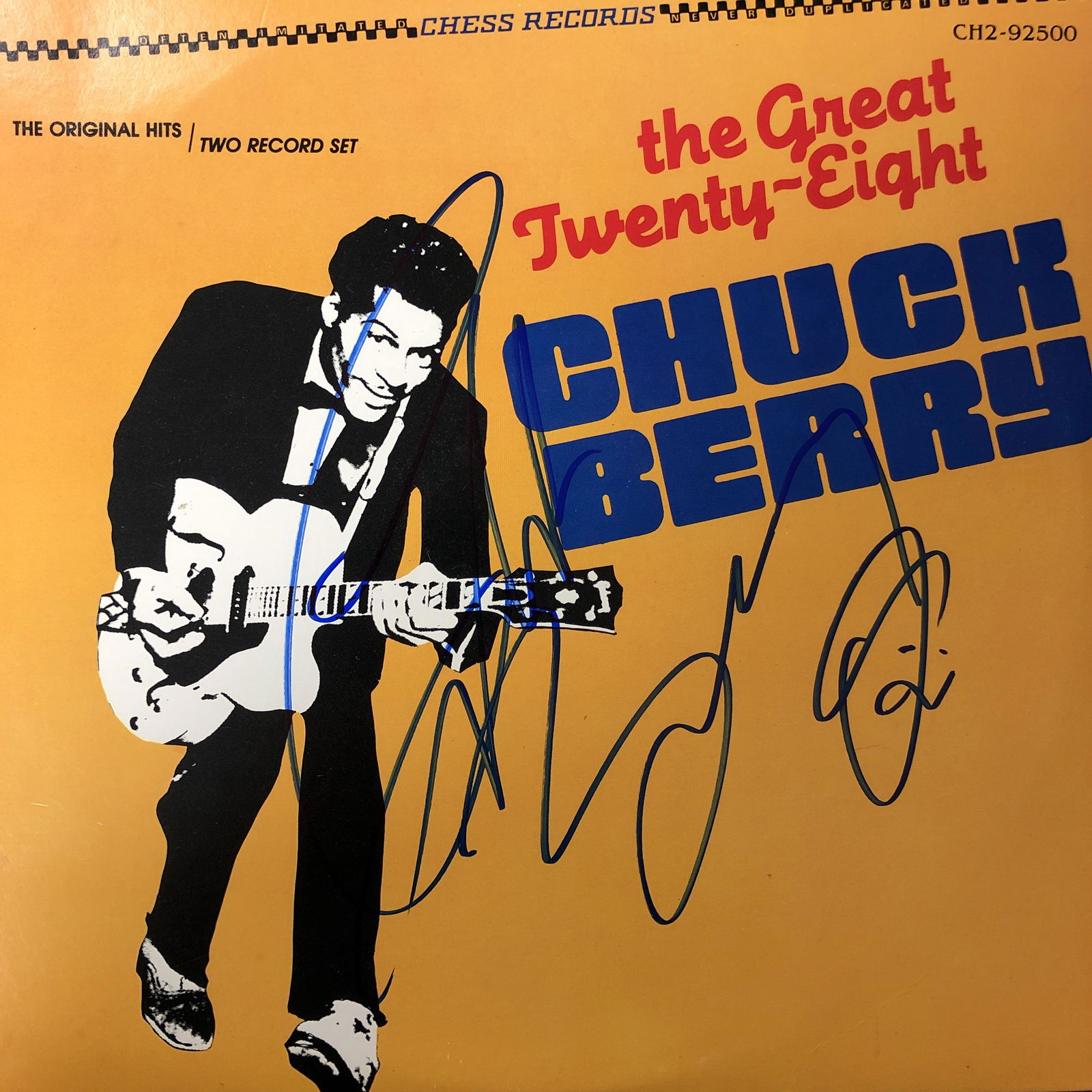 Chuck Berry Autographed Album Cover (1 of 1)