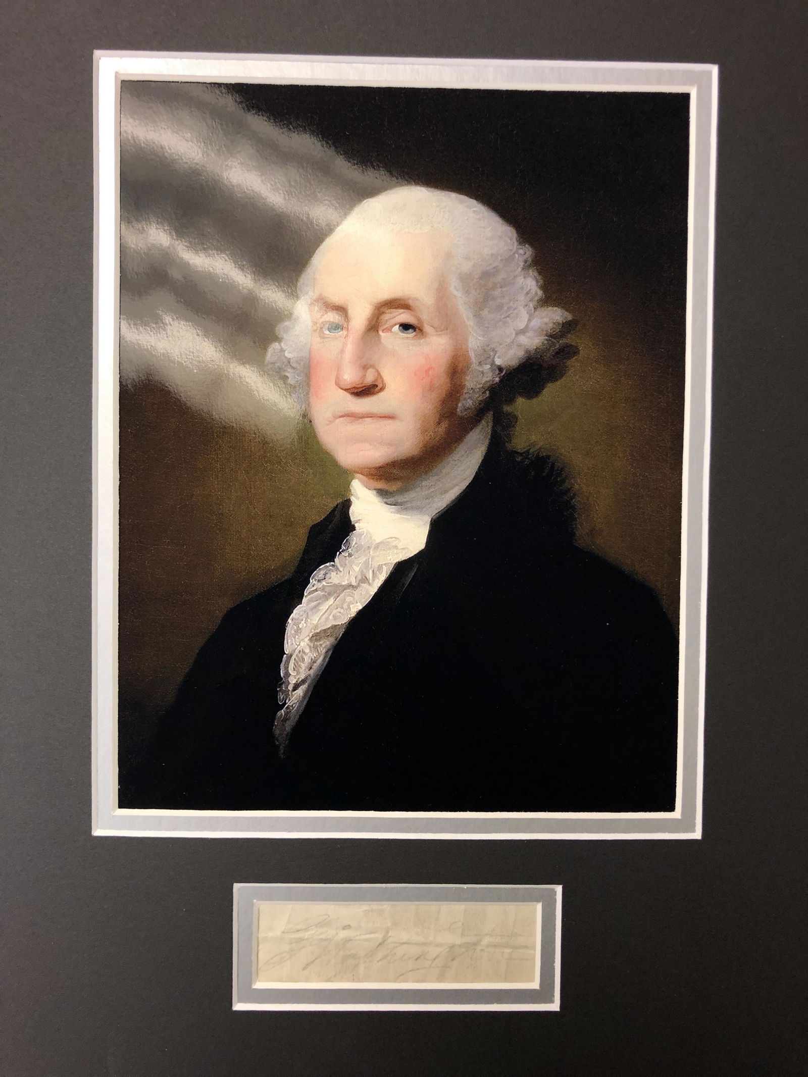 George Washington Autograph Display (1 of 1)