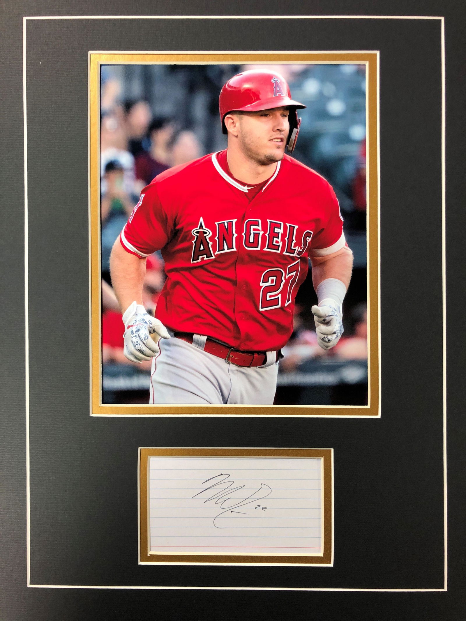 Mike Trout Autograph Display (1 of 1)