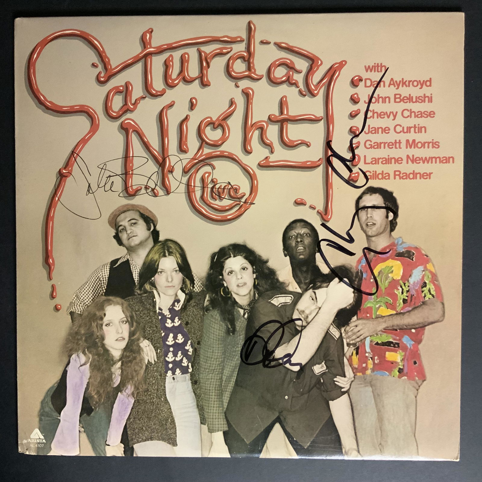 Saturday Night Live Autographed Album Cover, Belushi, (1 of 1)