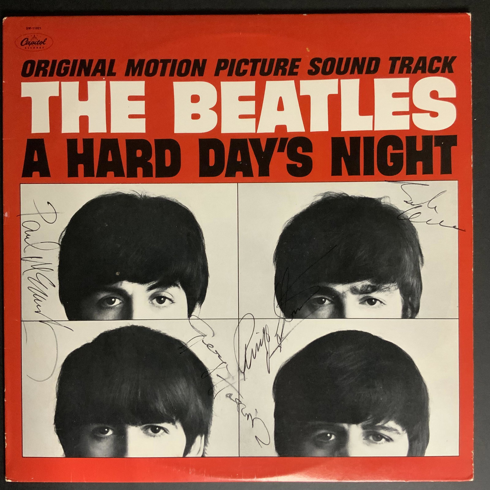The Beatles Autographed Album Cover: Displays are not framed, and can be framed for a cost. Framed items will state they are framed in the name of the item. Ask any and all questions BEFORE bidding. Signed album covers are not guaranteed