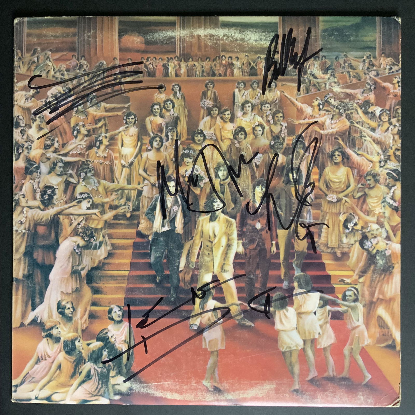 The Rolling Stones Autographed Album Cover: Displays are not framed, and can be framed for a cost. Framed items will state they are framed in the name of the item. Ask any and all questions BEFORE bidding. Signed album covers are not guaranteed