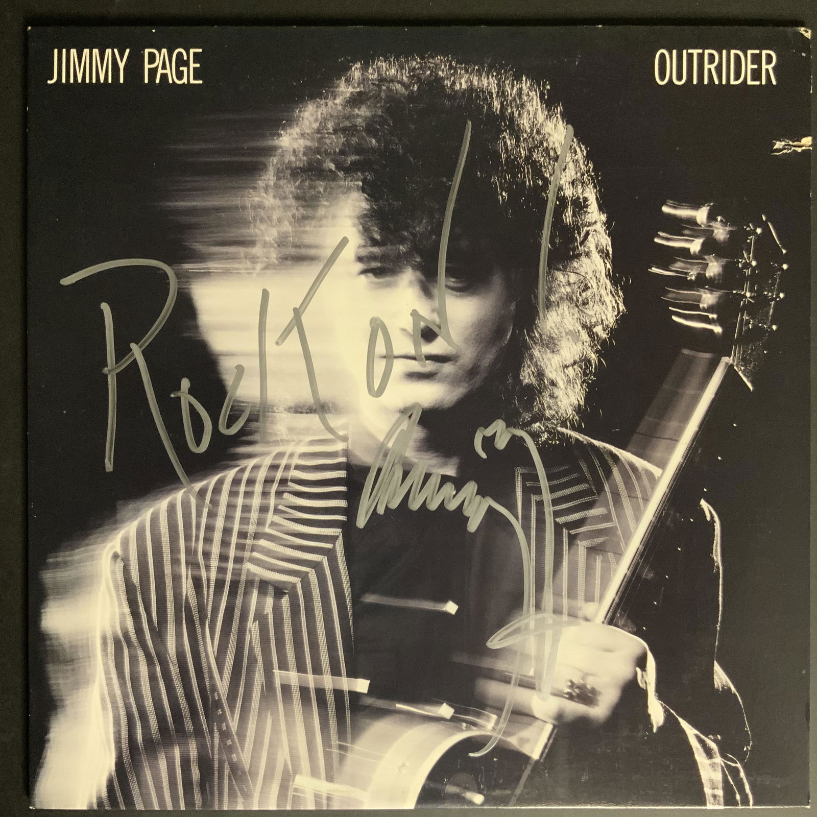 Jimmy Page  Autographed Album Cover (1 of 1)
