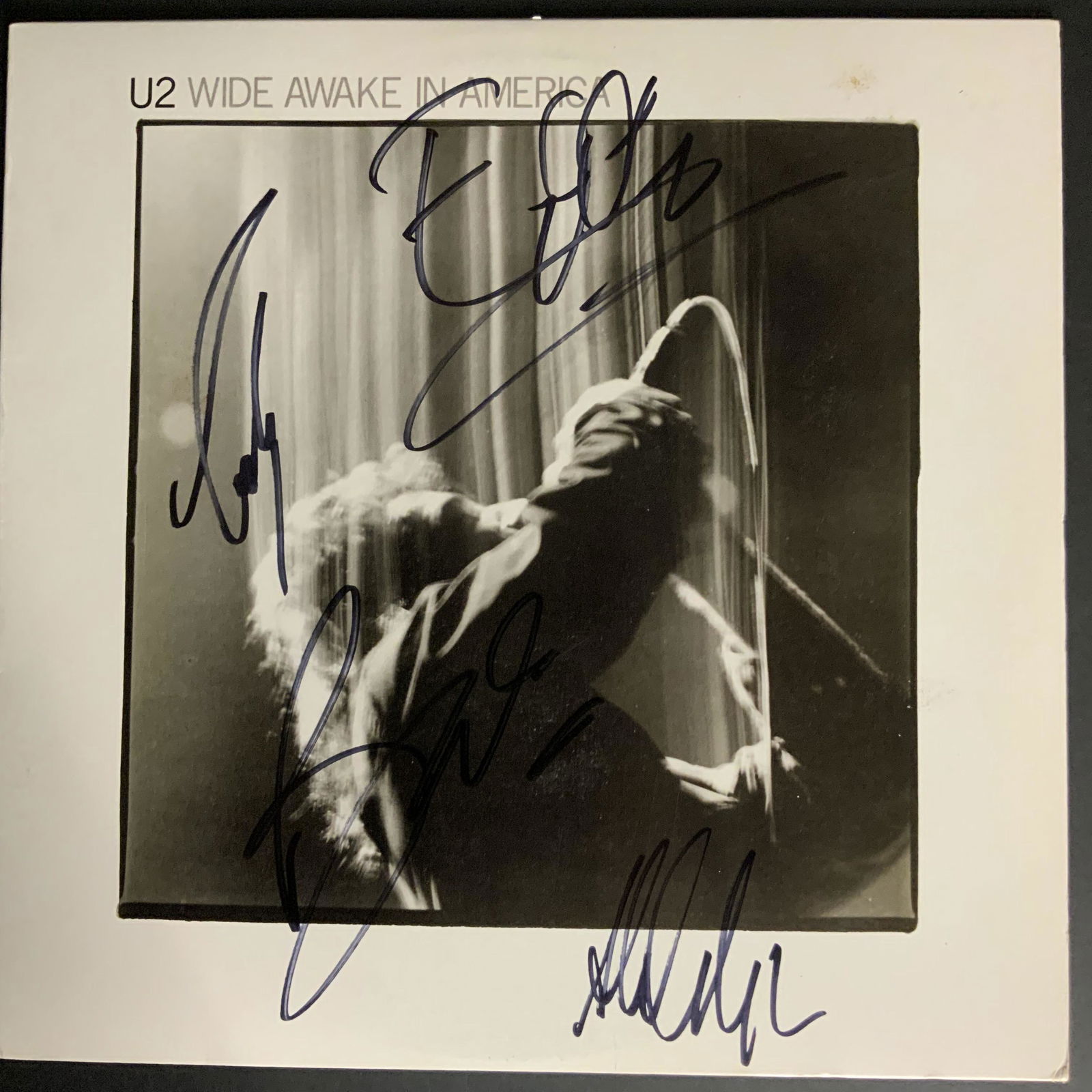 U2  Autographed Album Cover (1 of 1)