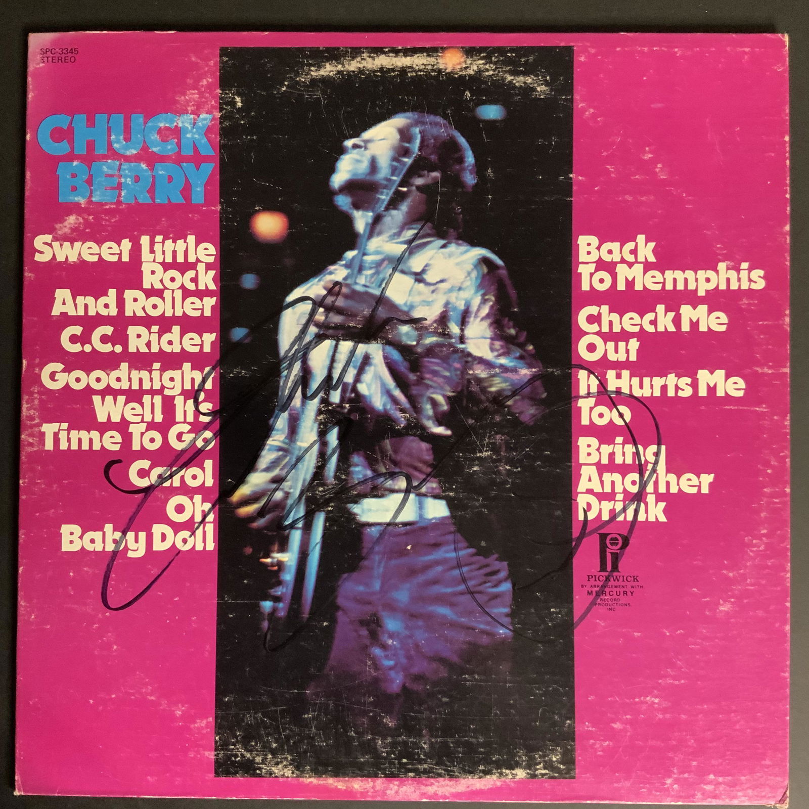Chuck Berry  Autographed Album Cover (1 of 1)