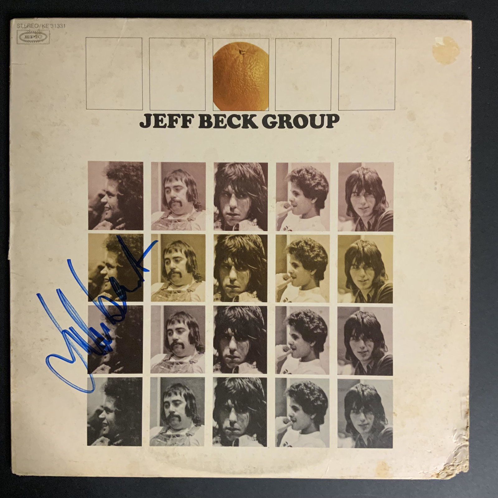 Jeff Beck Autographed Album Cover: Displays are not framed, and can be framed for a cost. Framed items will state they are framed in the name of the item. Ask any and all questions BEFORE bidding. Signed album covers are not guaranteed