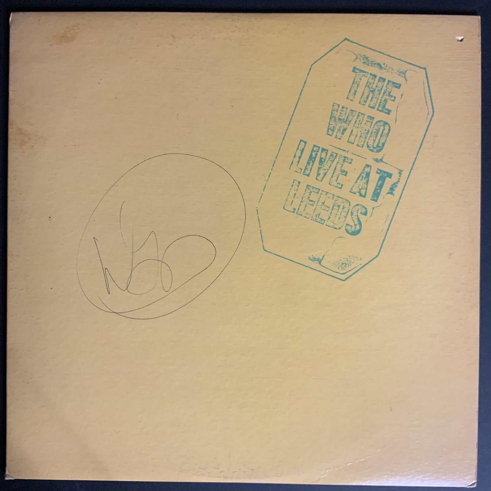 Keith Moon  Autographed Album Cover (1 of 1)