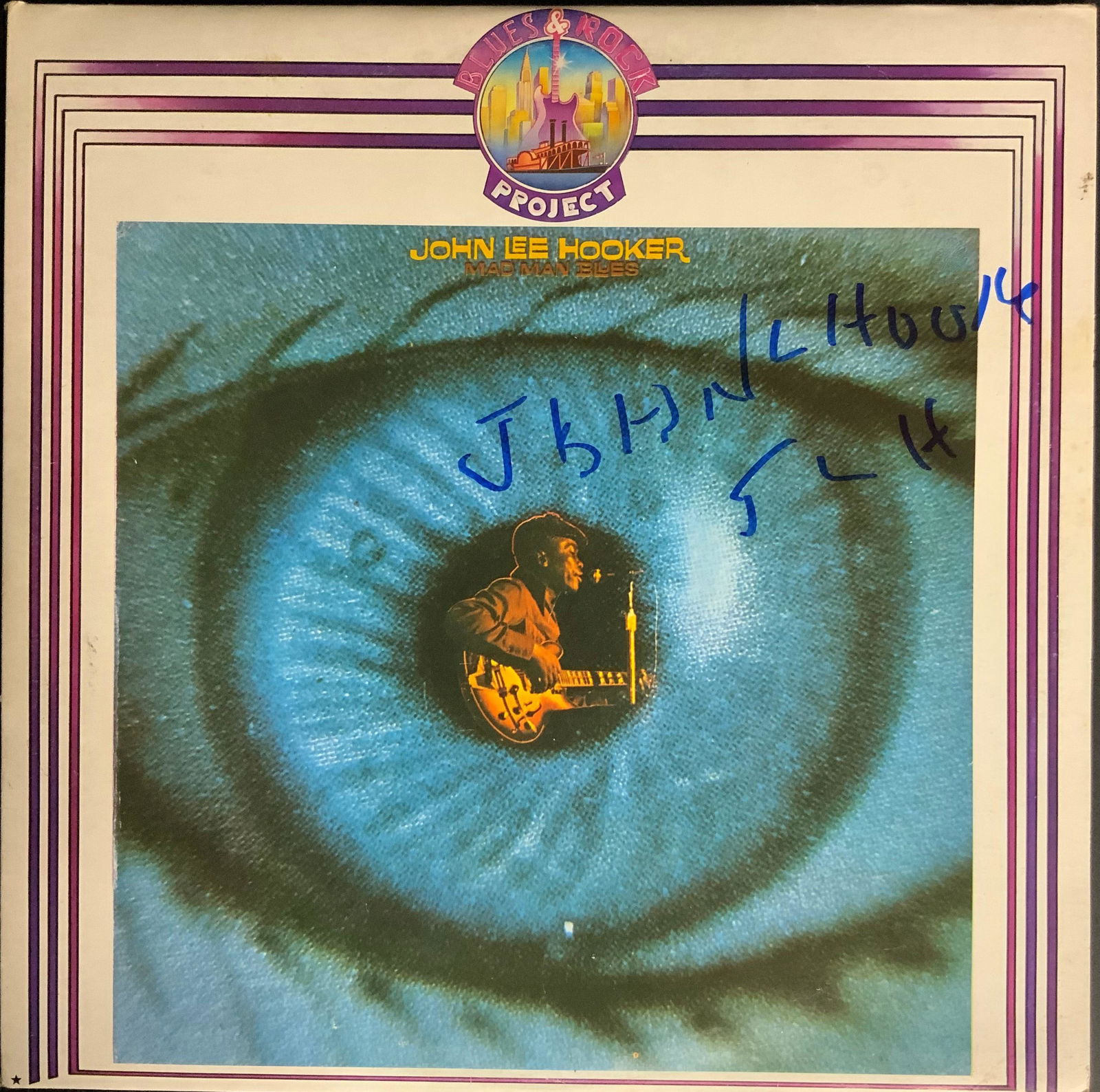 John Lee Hooker  Autographed Album Cover (1 of 1)
