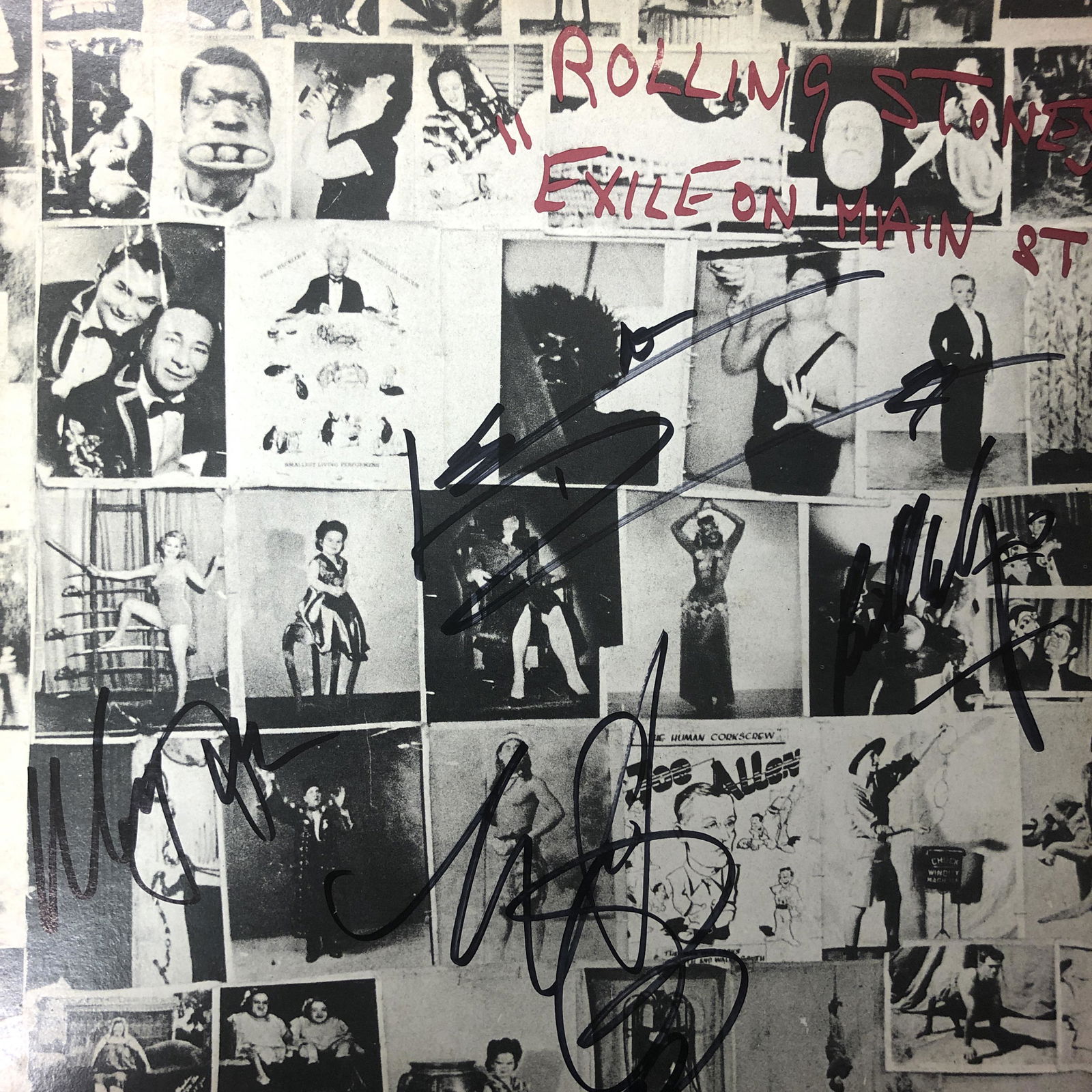 The Rolling Stones Autographed Album Cover: Displays are not framed, and can be framed for a cost. Framed items will state they are framed in the name of the item. Ask any and all questions BEFORE bidding. Signed album covers are not guaranteed