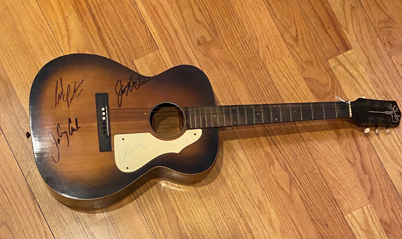 Million Dollar Quartet  Autographed Guitar (1 of 1)
