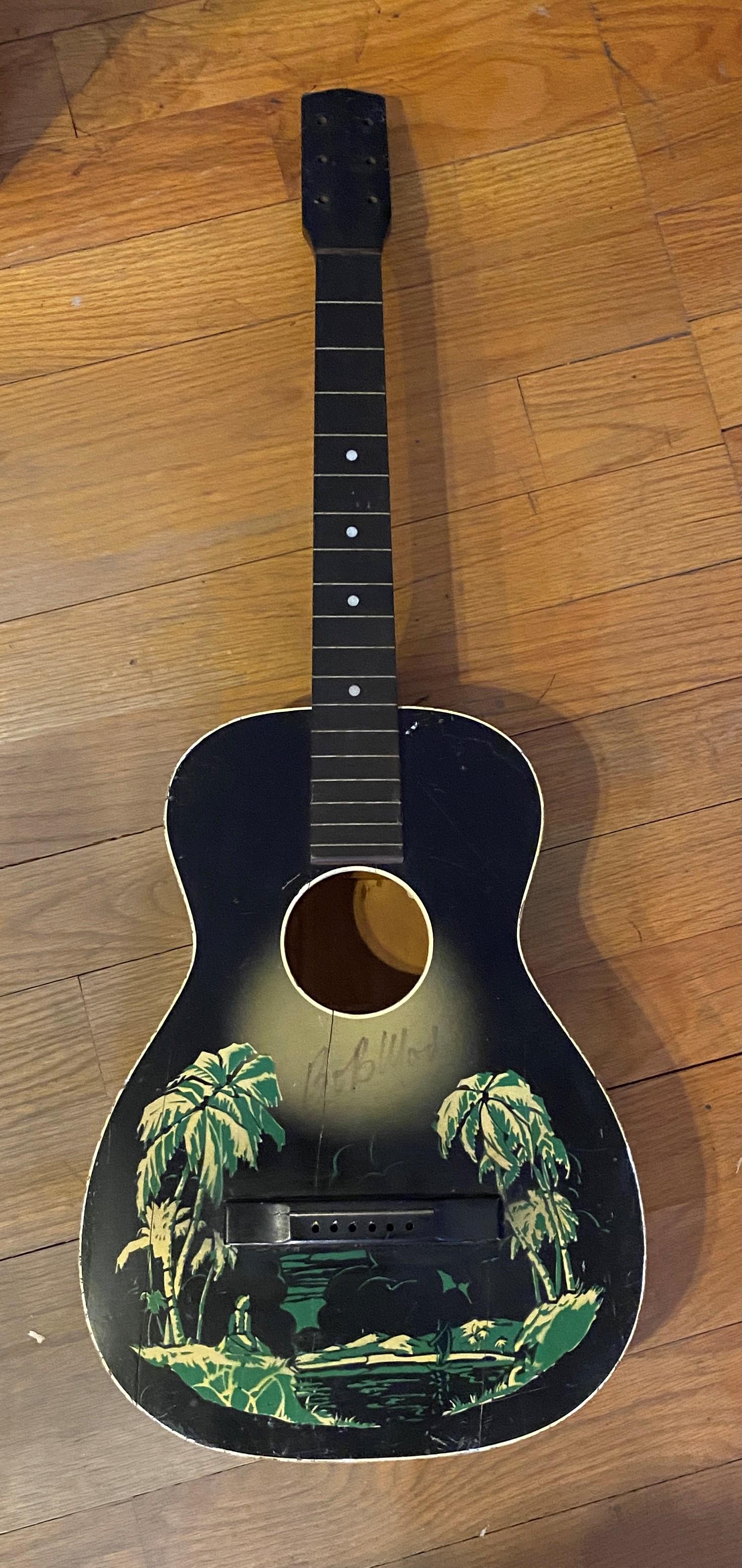 Bob Marley  Autographed Guitar (1 of 1)