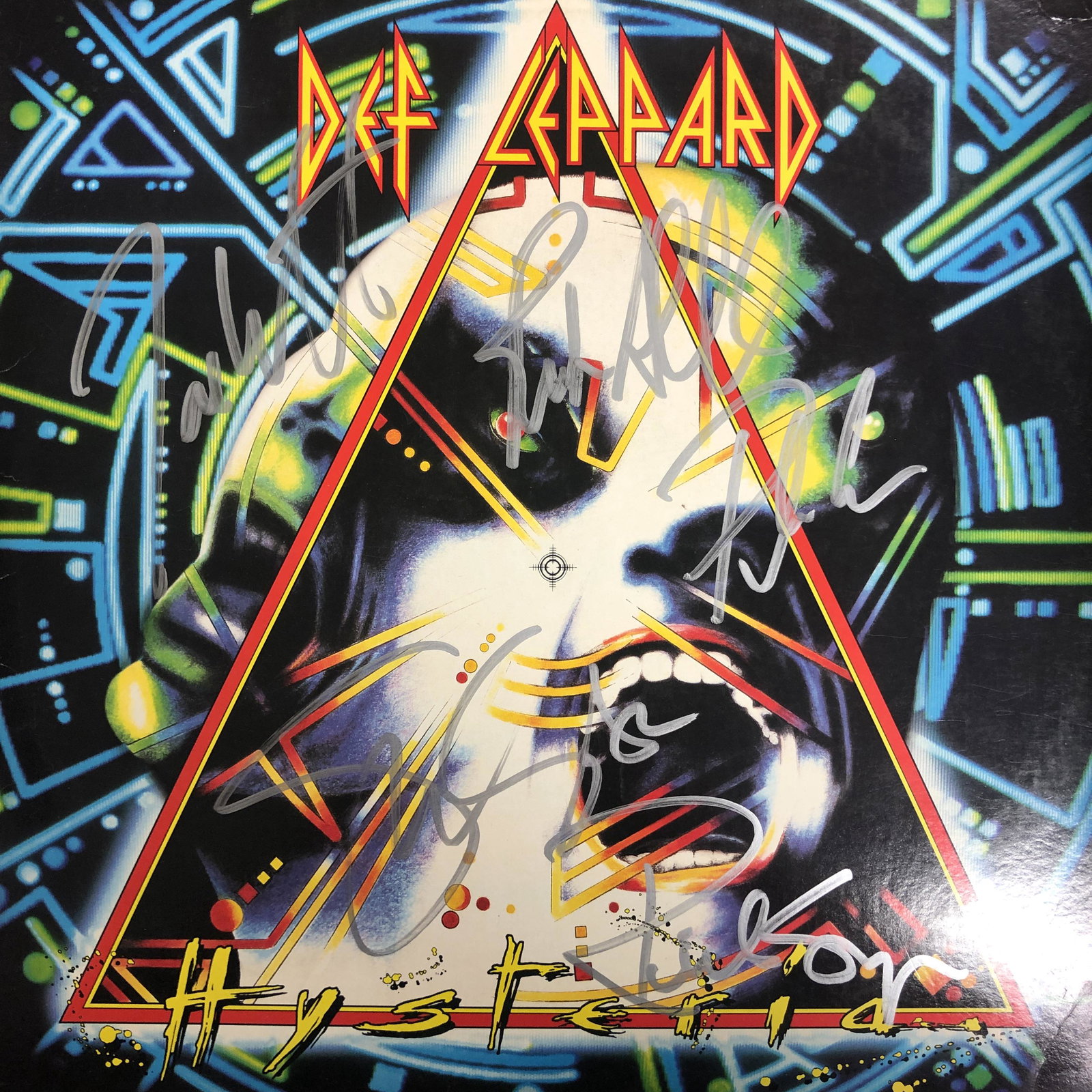 Def Leppard Autographed Album Cover (1 of 1)