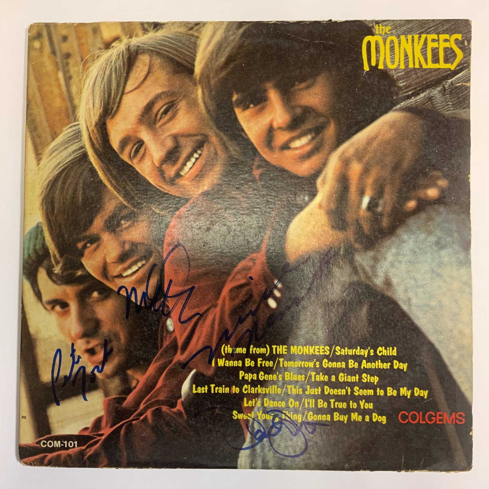 The Monkees Autographed Album Cover (1 of 1)