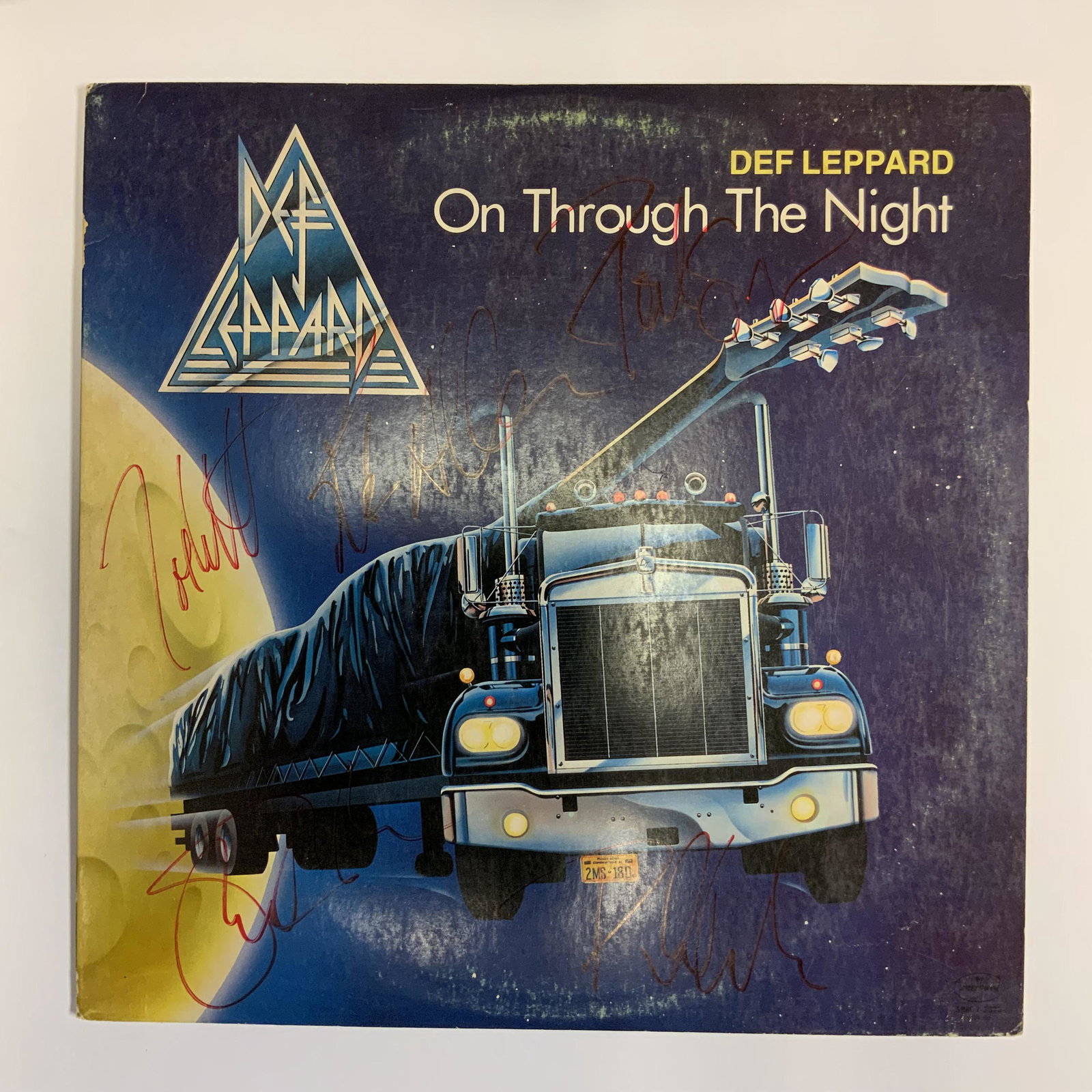 Def Leppard Autographed Album Cover (1 of 1)