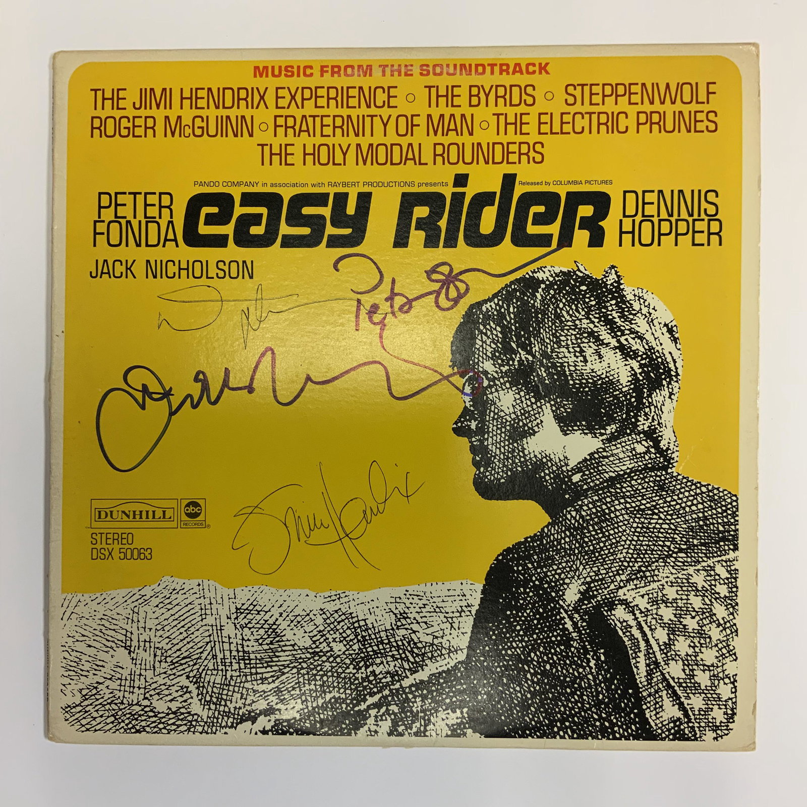 Easy Rider Signed Album, Fonda, Hopper, Nicholson, (1 of 1)