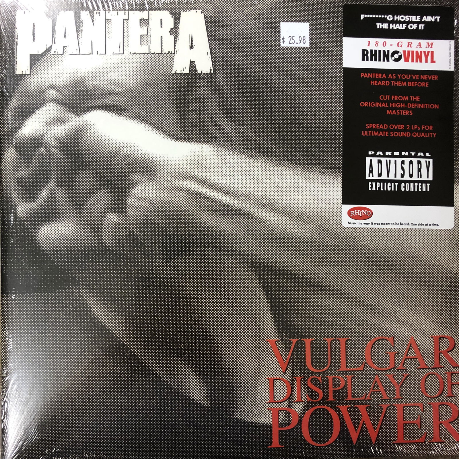 Pantera - Vulgar Display of Power - New Sealed Record (1 of 1)