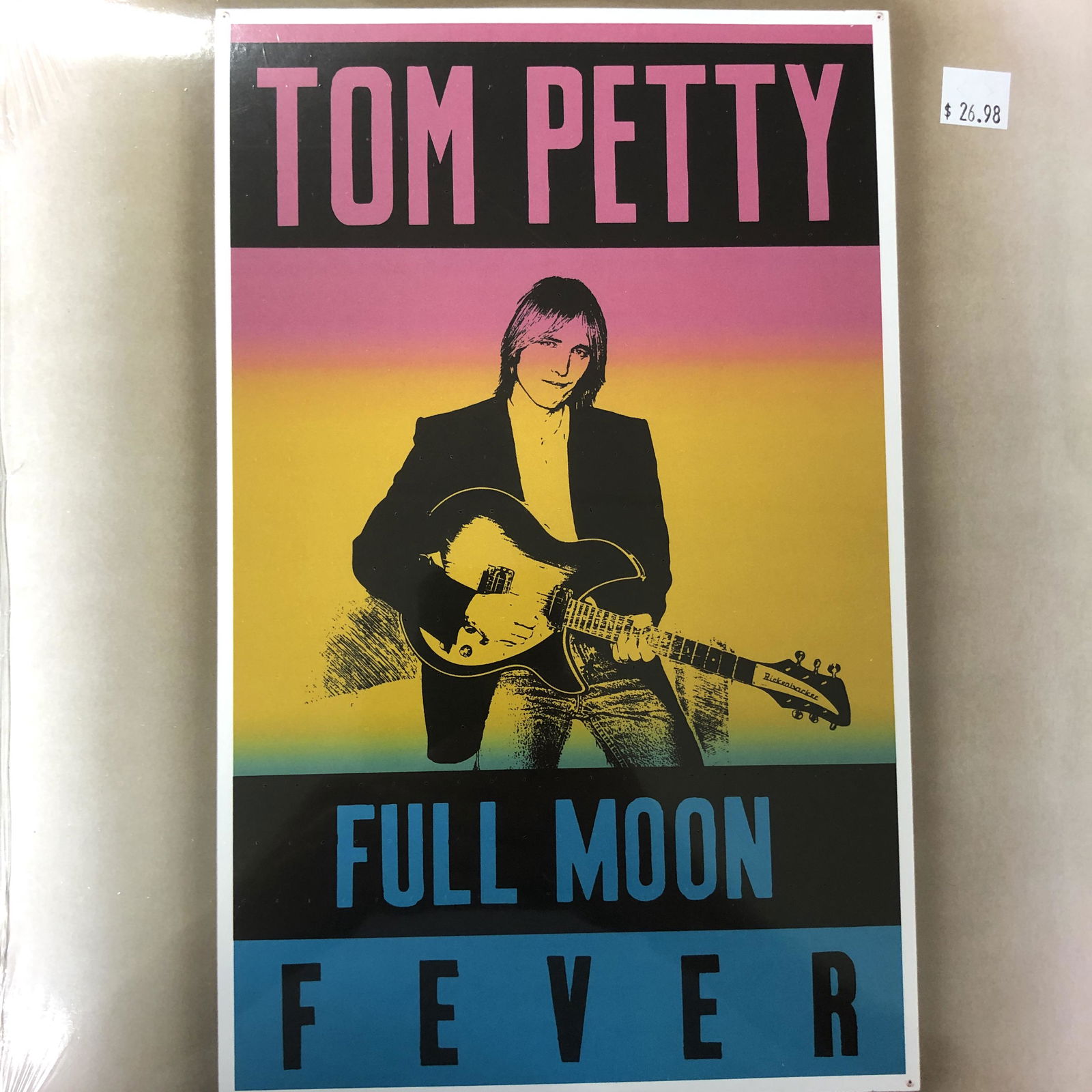 Tom Petty - Full Moon Fever - New Sealed Record: Displays are not framed, and can be framed for a cost. Framed items will state they are framed in the name of the item. Ask any and all questions BEFORE bidding. Signed album covers are not guaranteed