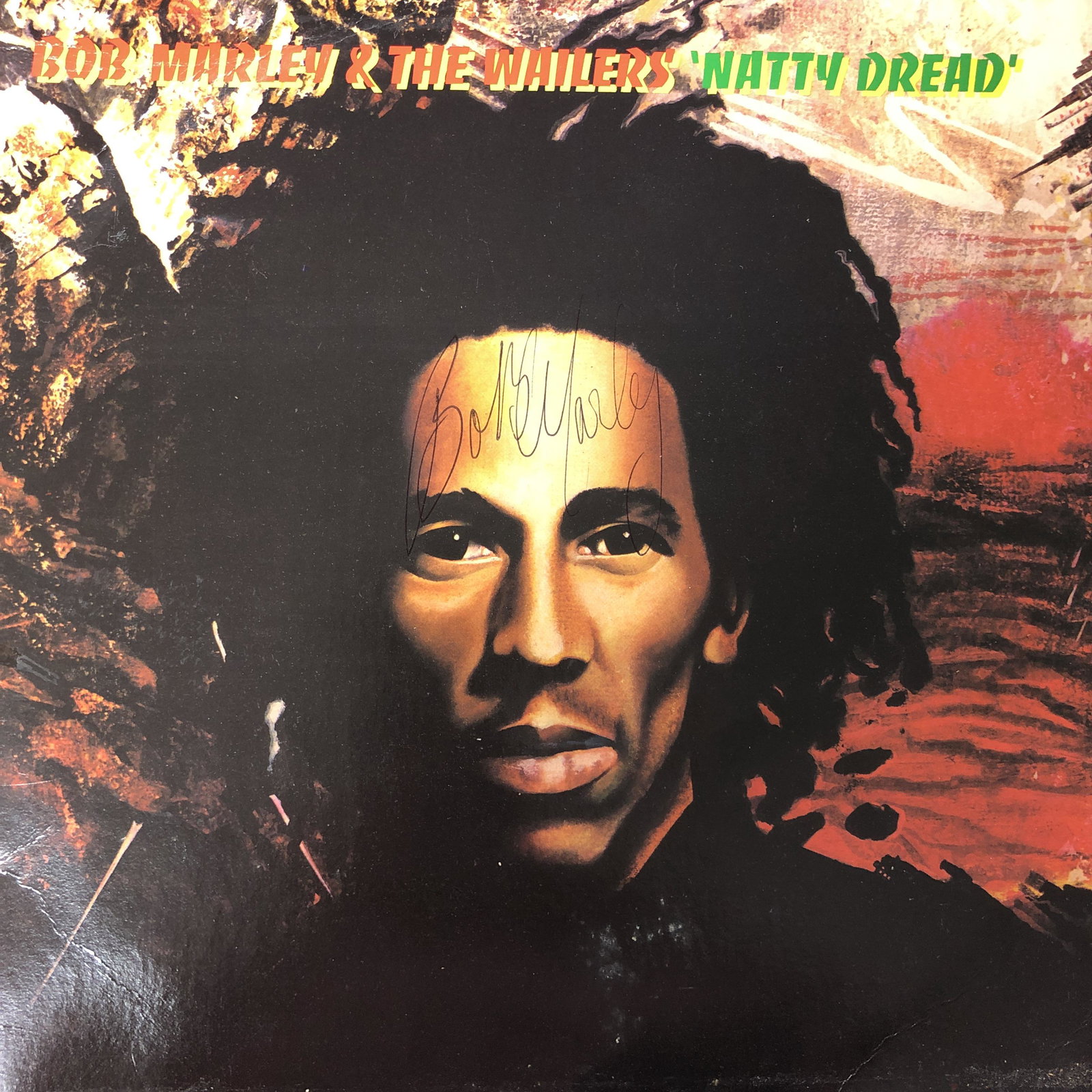 Bob Marley Autographed Album Cover (1 of 1)