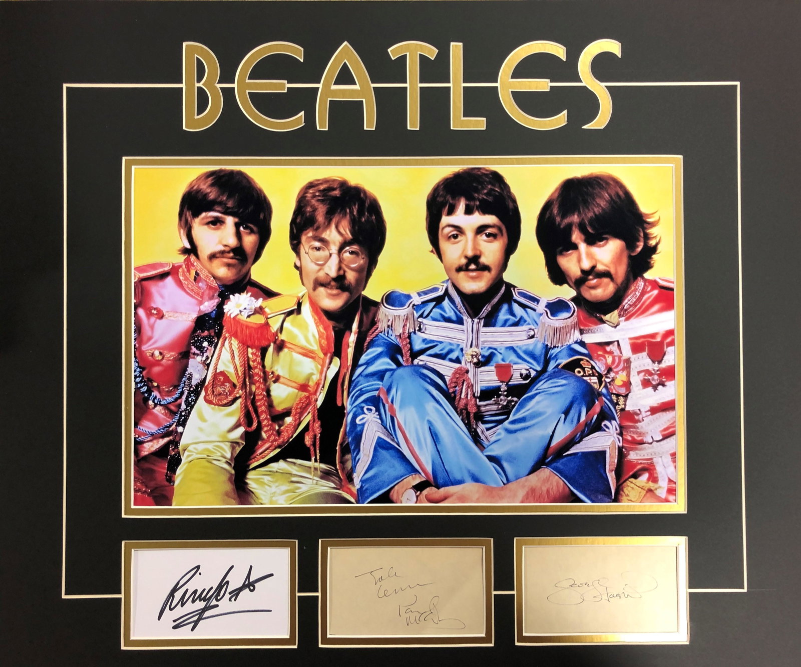 Beatles Autographed Display (1 of 1)