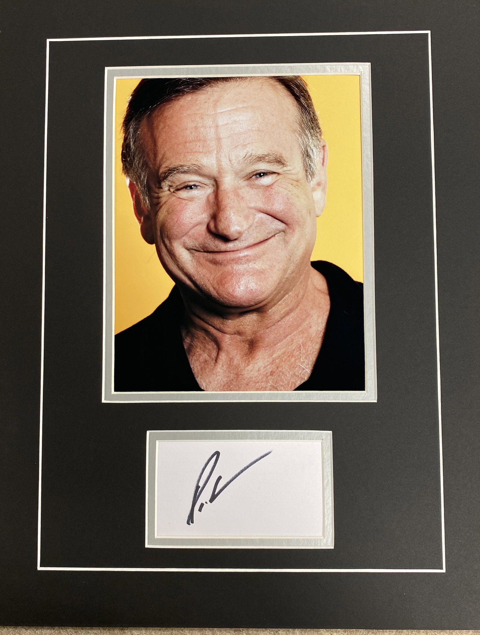 Robin Williams Autographed Display (1 of 1)