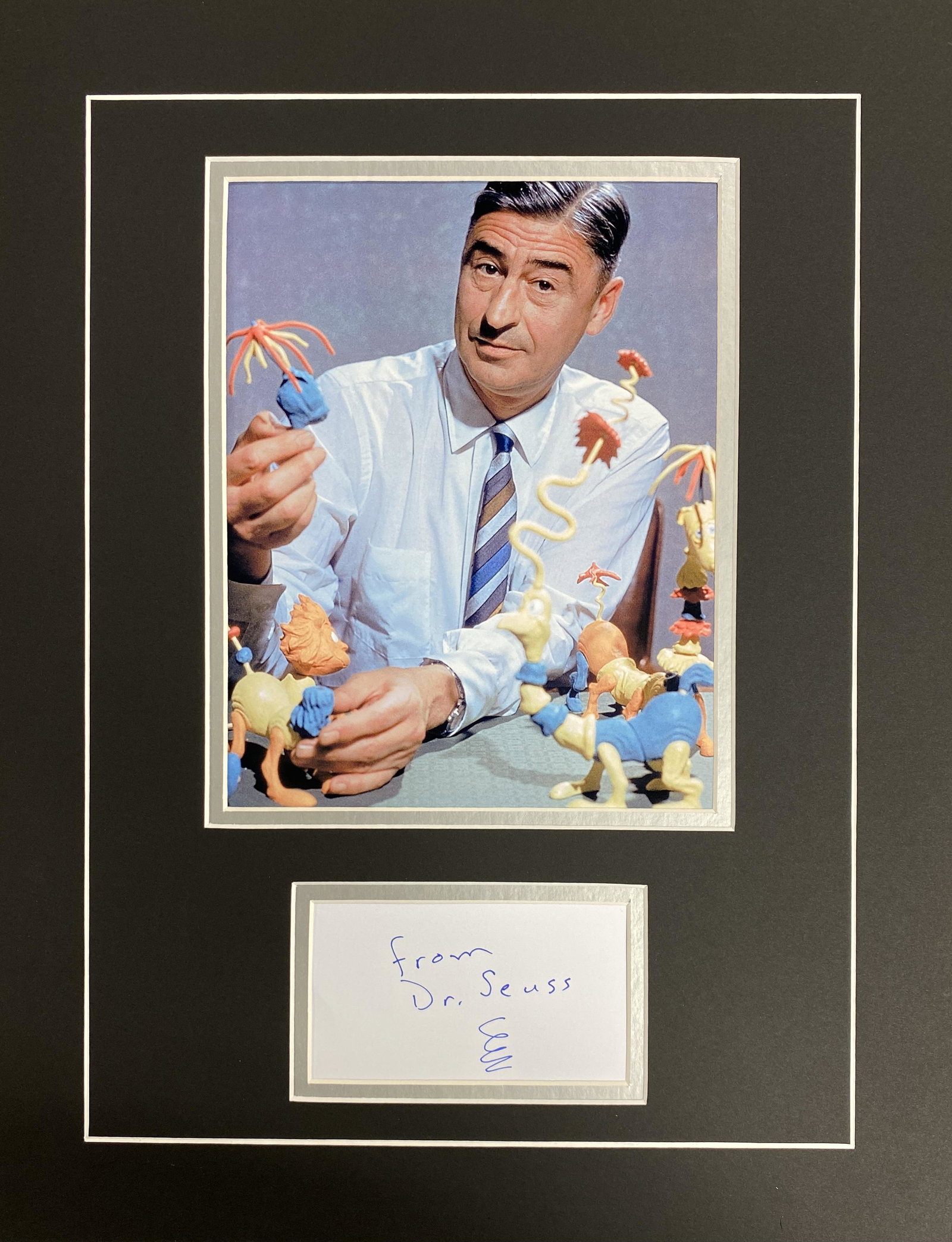 Dr Suess Autographed Display (1 of 1)