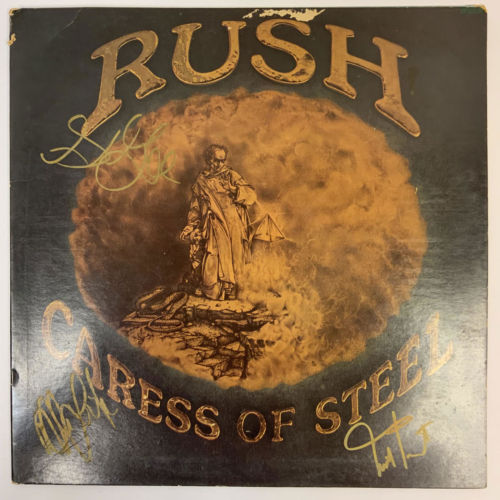 Rush Autographed Album Cover, signed by all (1 of 1)