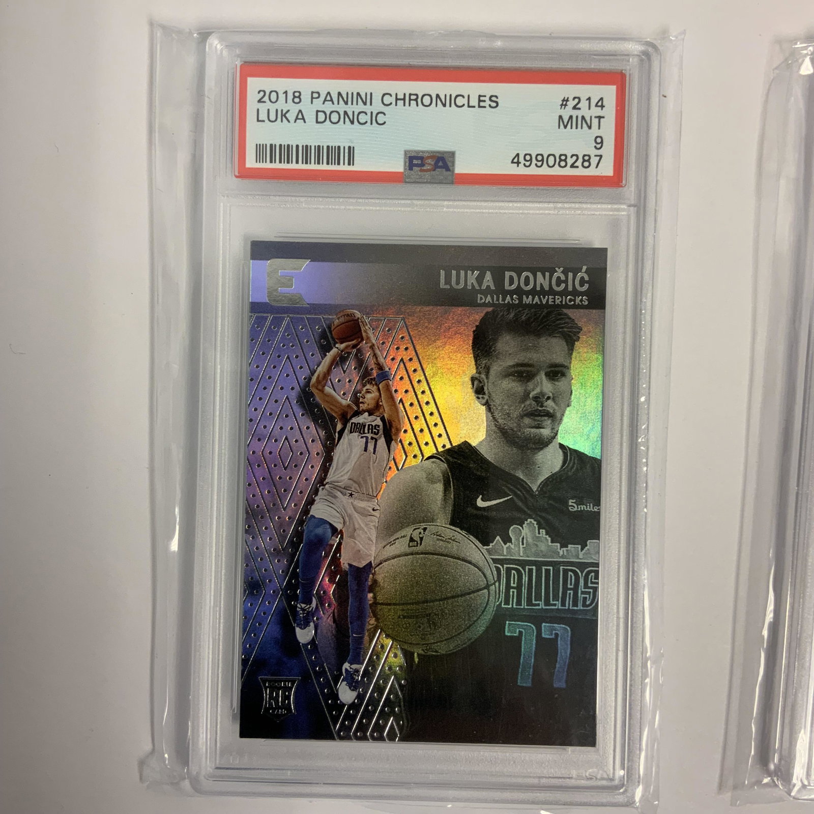 Luka Doncic 2018 Panini PSA MINT 9 #214 (1 of 1)