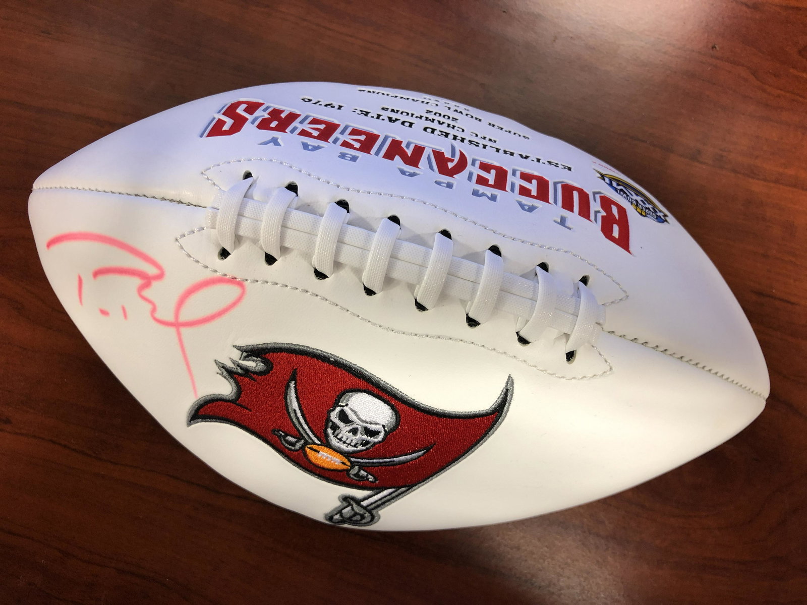 Tom Brady Autographed Ball (1 of 1)