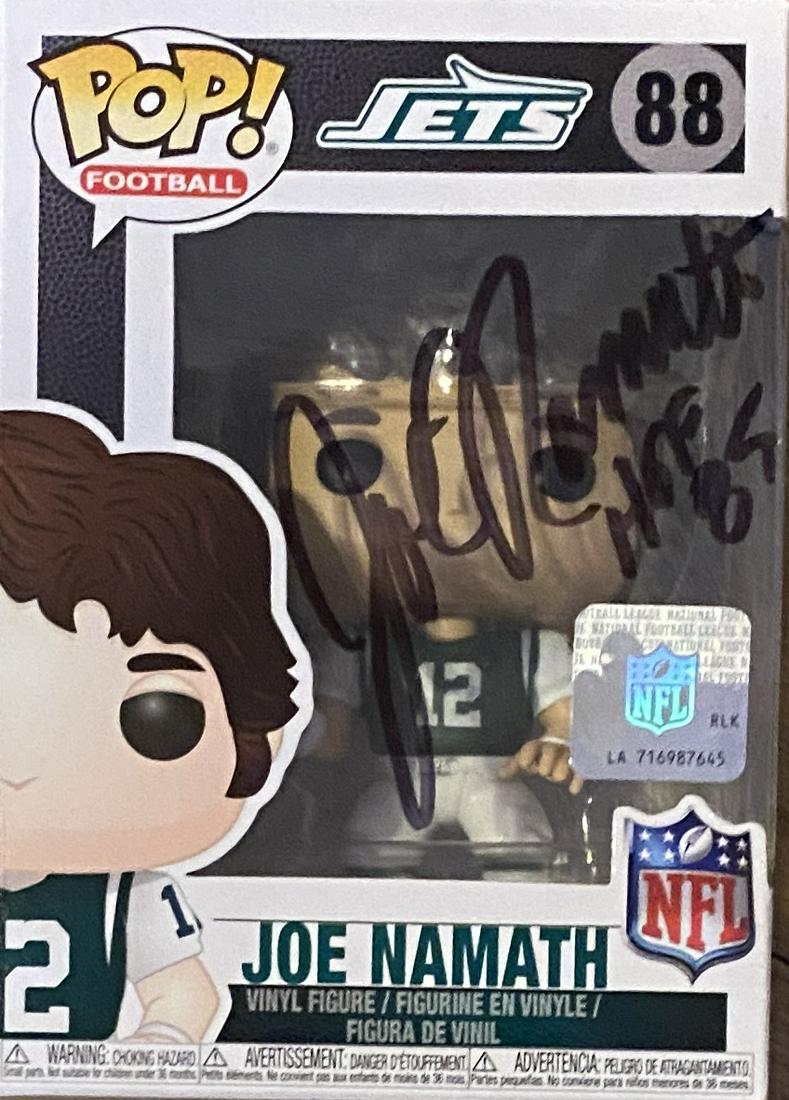 Joe Namath Autographed Funko Jets (1 of 1)