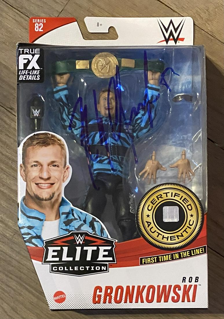 Rob Gronkowski Autographed WWE Figure (1 of 1)
