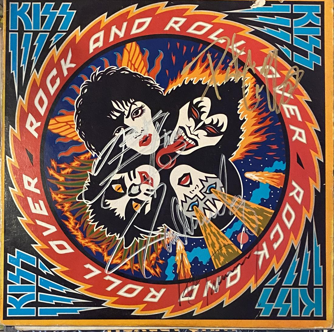 KISS AUTOGRAPHED ALBUM ALL 4! GENE PETER PAUL ACE: Displays are not framed, and can be framed for a cost. Framed items will state they are framed in the name of the item. All signed items come with a COA. Ask any and all questions BEFORE bidding. Sign