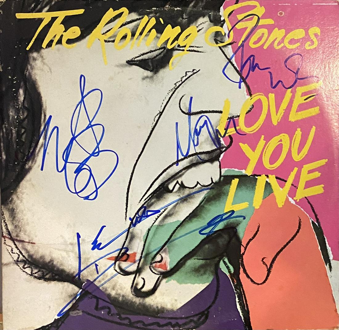 The Rolling Stones Autographed Album: MICK KEITH CHARLIE RONNIE Displays are not framed, and can be framed for a cost. Framed items will state they are framed in the name of the item. All signed items come with a COA. Ask any and all ques