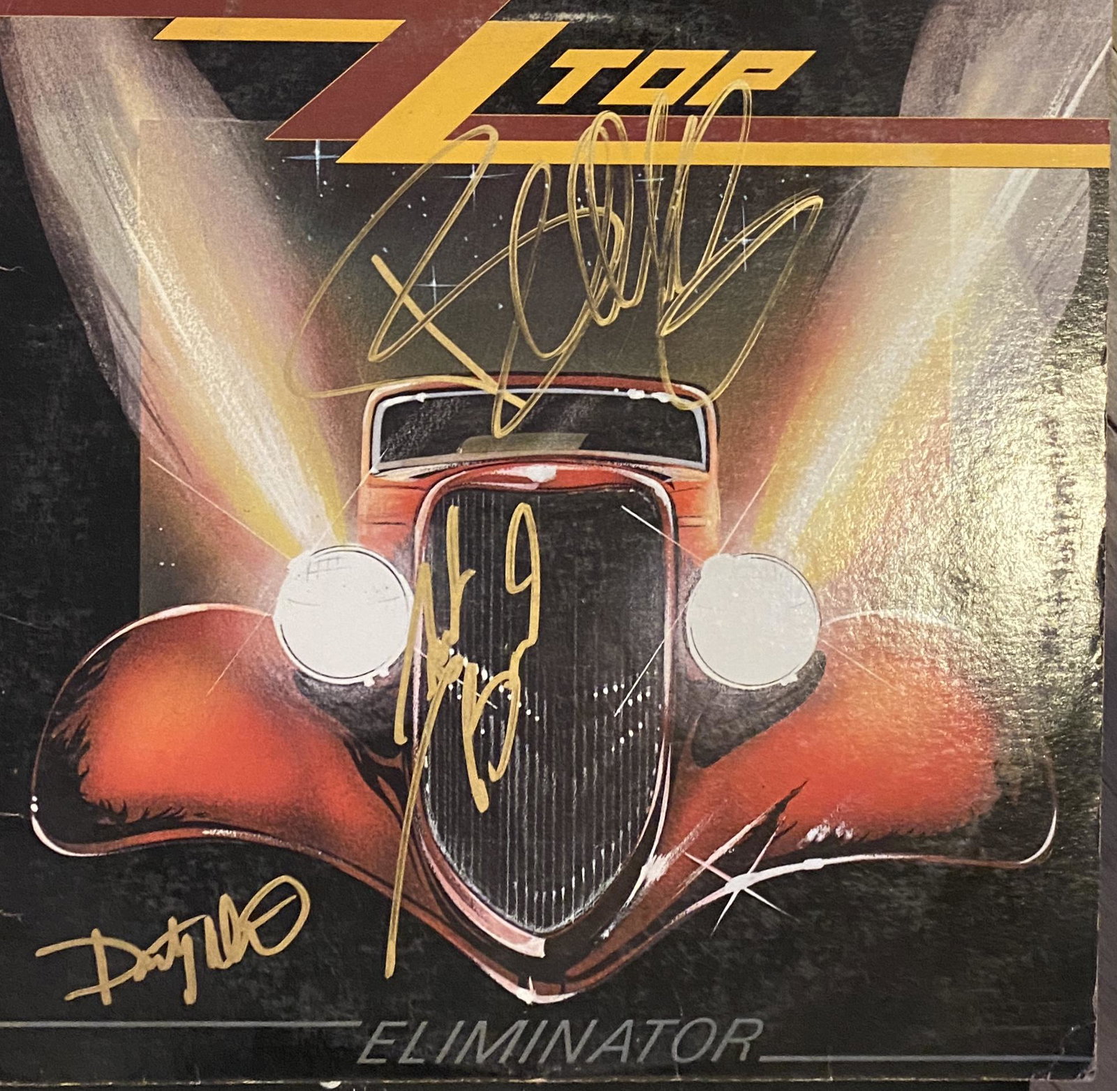 ZZ TOP Autographed Album Frank Billy Dusty: Displays are not framed, and can be framed for a cost. Framed items will state they are framed in the name of the item. All signed items come with a COA. Ask any and all questions BEFORE bidding. Sign