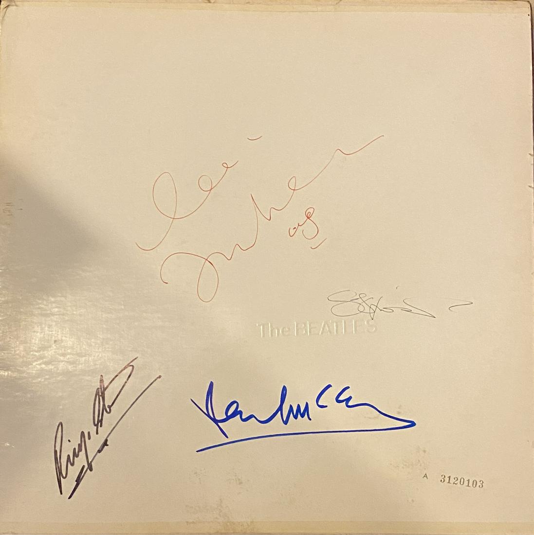 The BEATLES Autographed White Album All 4!! (1 of 1)